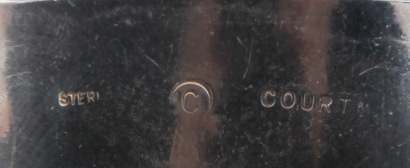 Courtney Sterling Silver and Brass Cuff