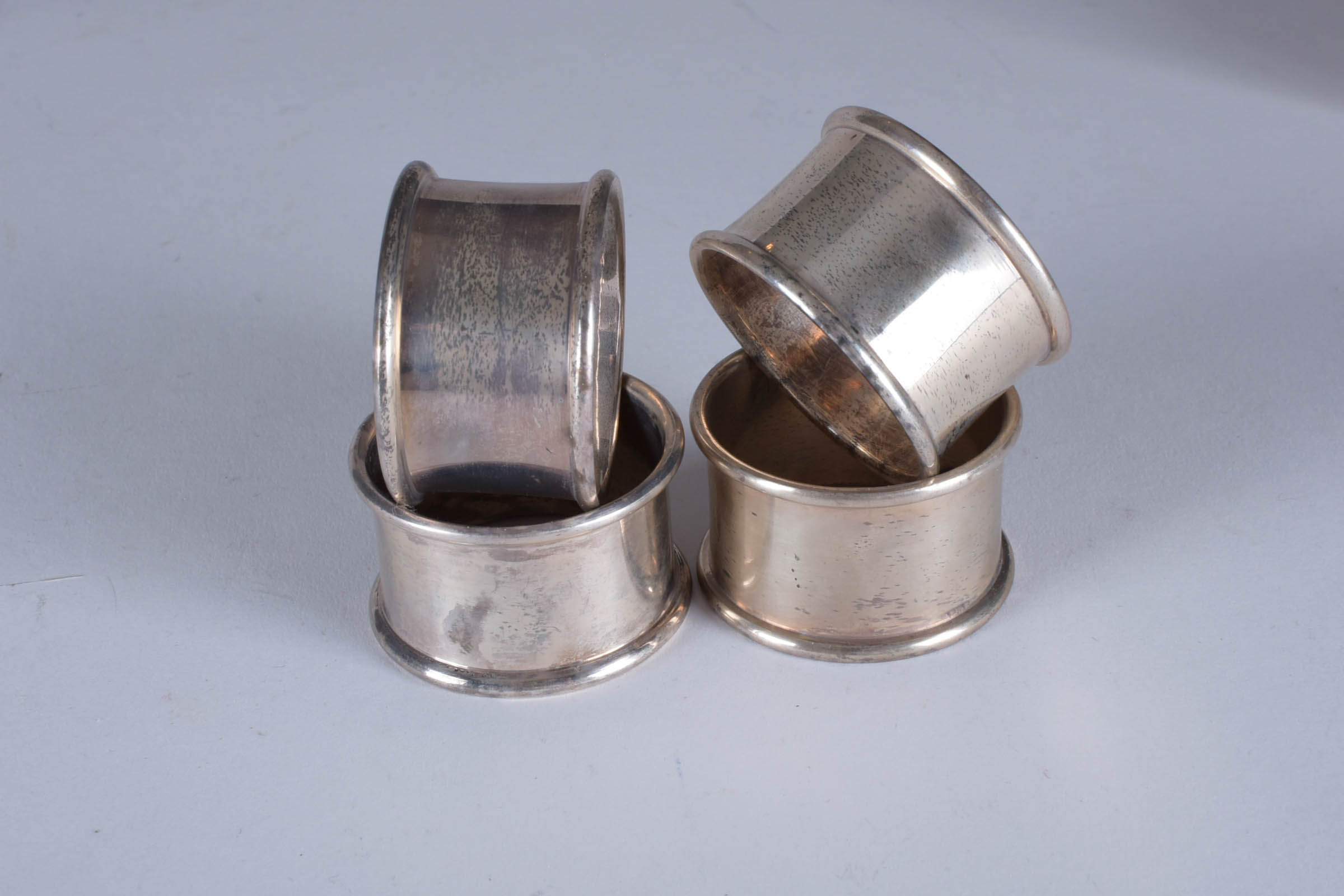 Set of Silver-Plated Napkin Rings