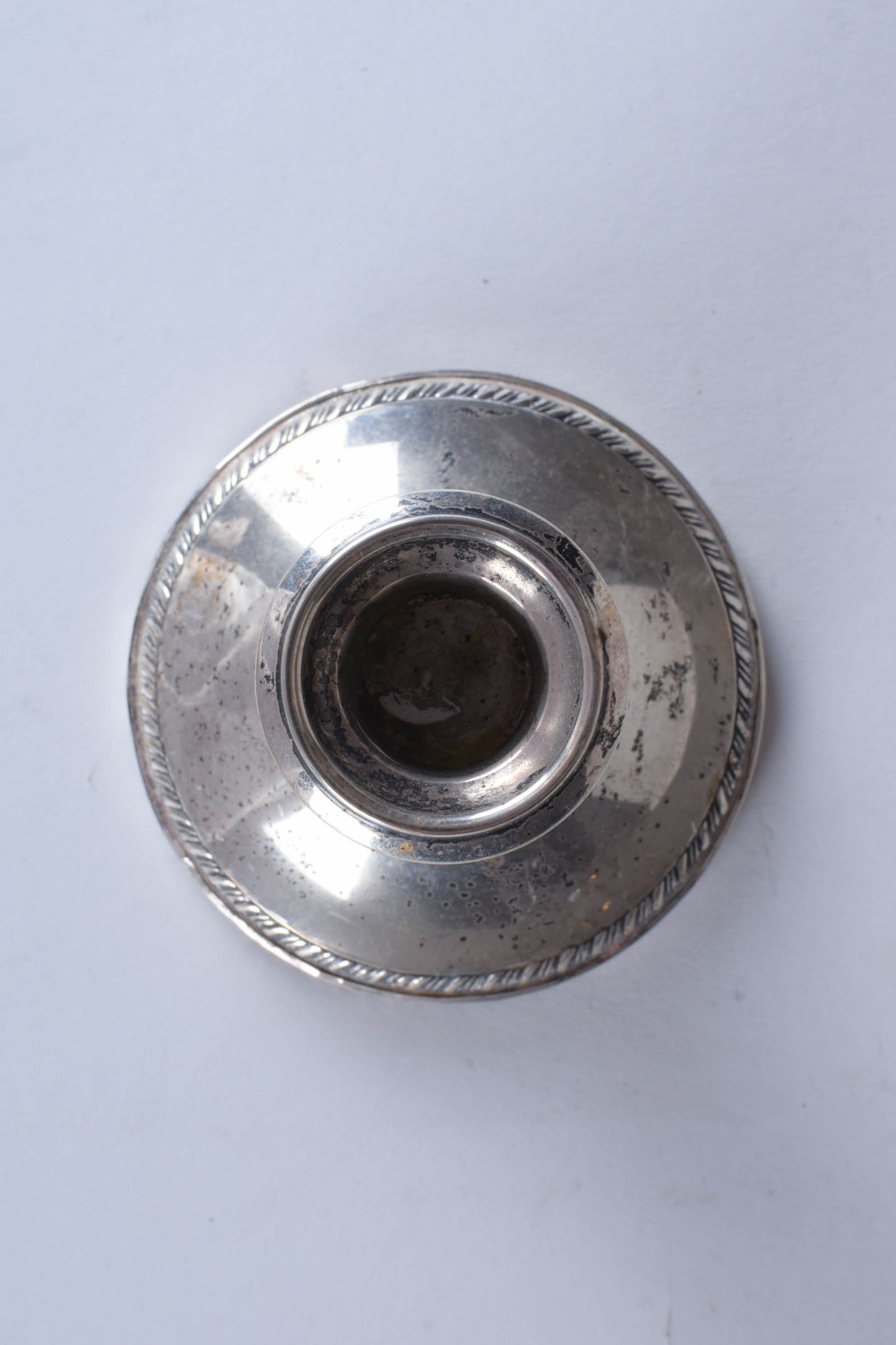 Pair of Weighted Sterling Silver Candleholders