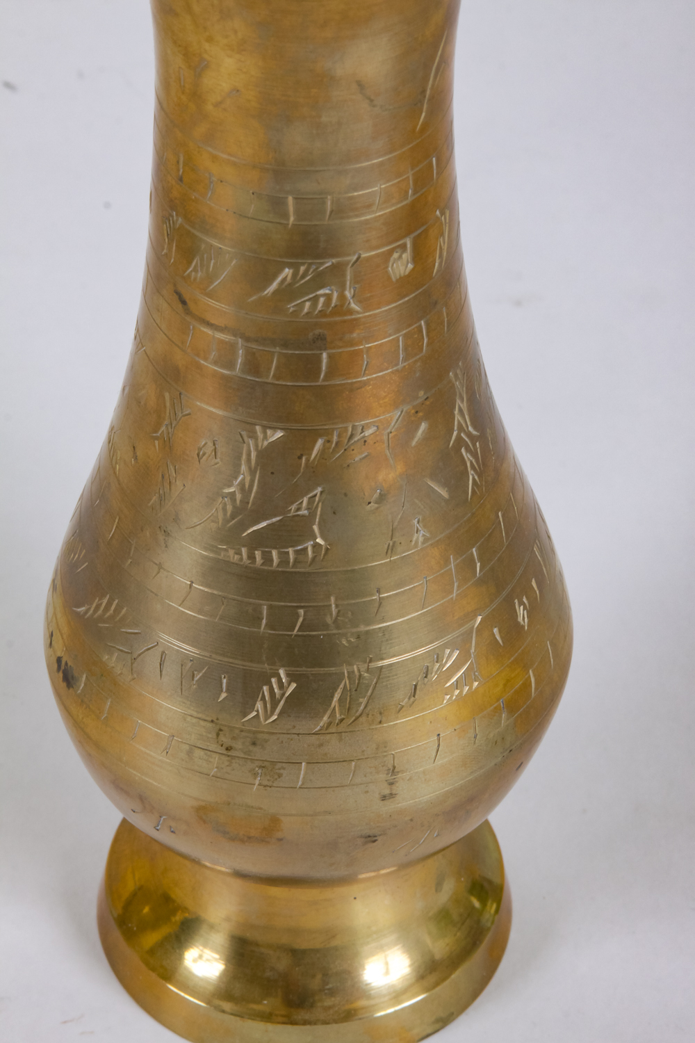 Gilt Finish Porcelain Bon-Bon Dish and Vintage Brass Decorative Ware