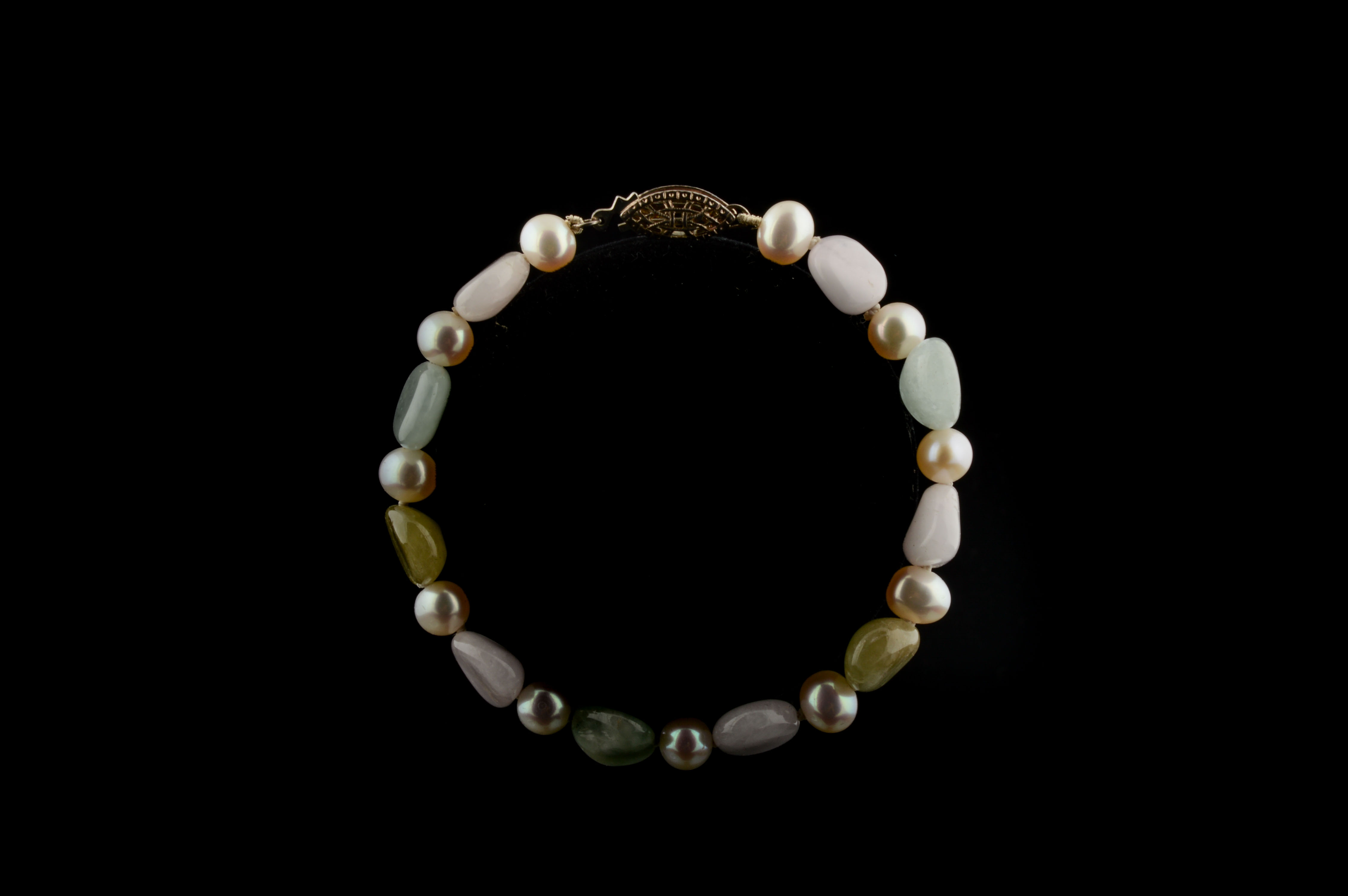 Freshwater Pearl and Gemstone Bracelets