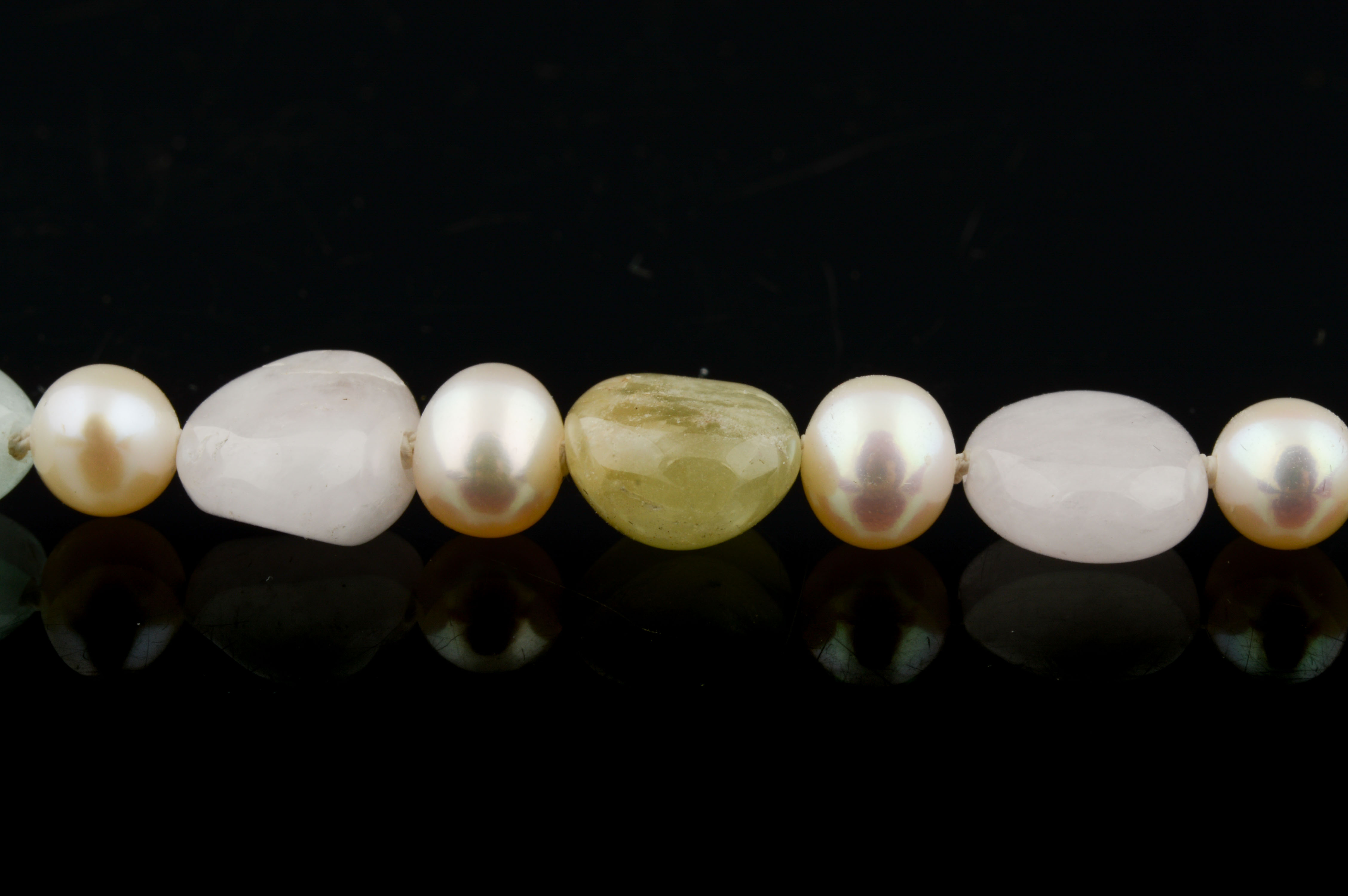 Freshwater Pearl and Gemstone Bracelets