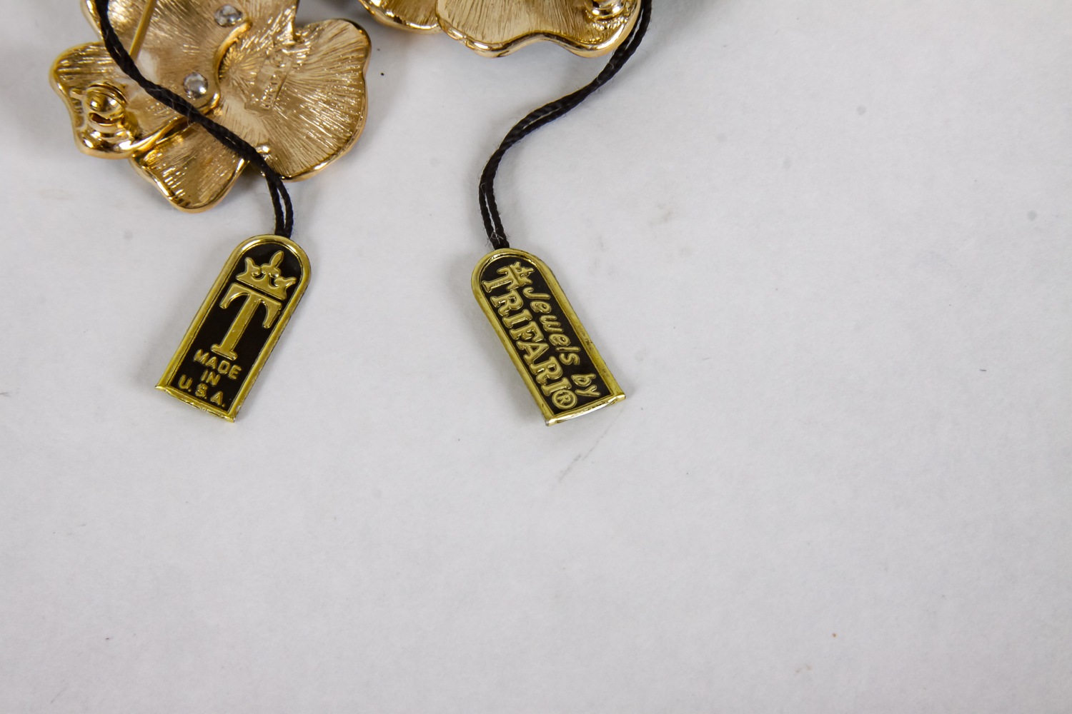 Set of Trifari Floral Brooches