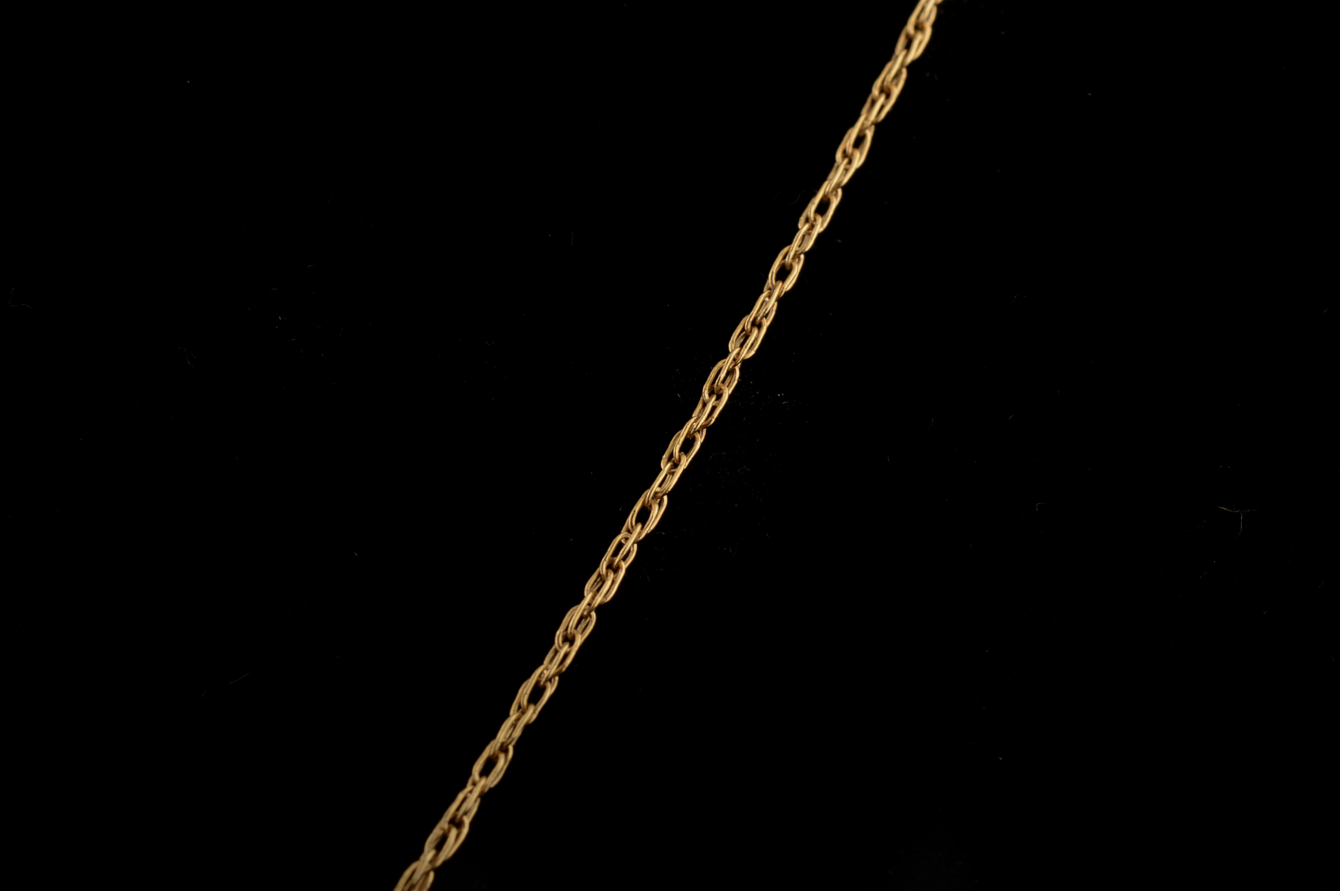 14K Yellow Gold Cross Necklace