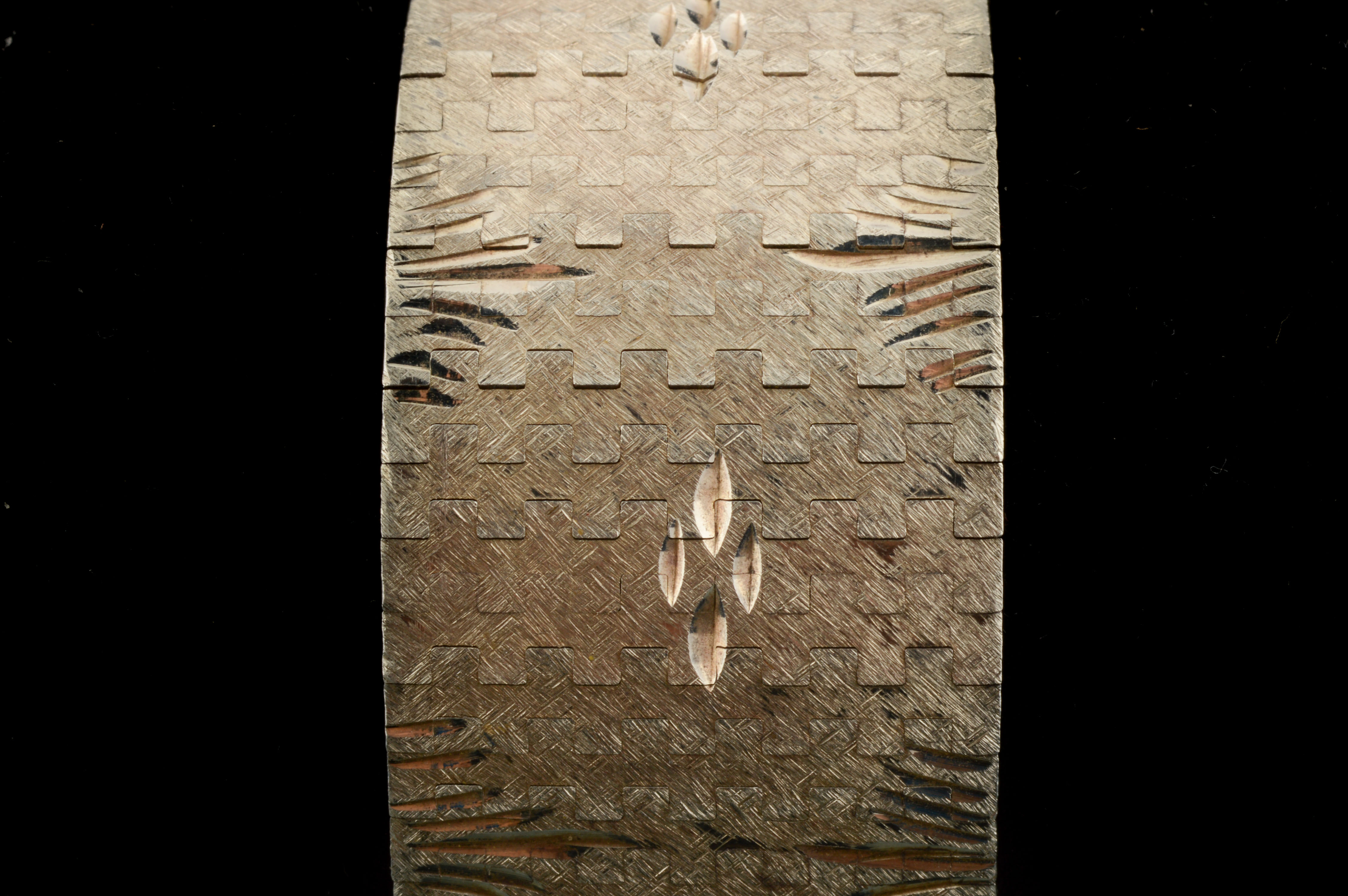 Sterling Silver Etched Box Chain Bracelet