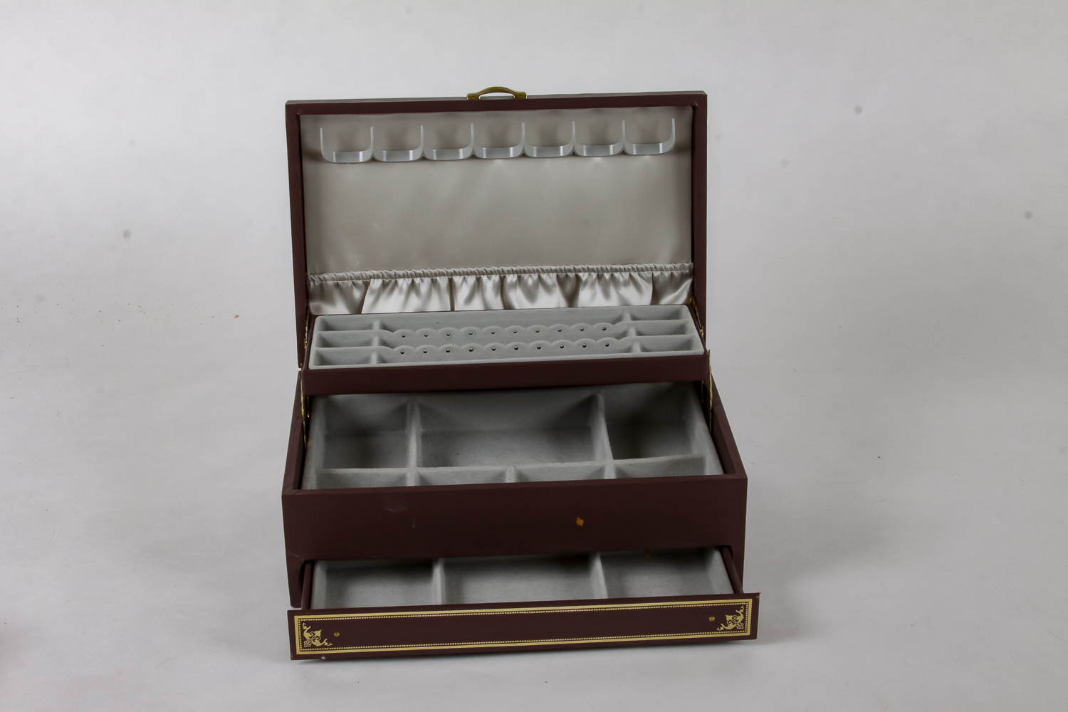 Vintage Jewelry Box and Travel Jewelry Case