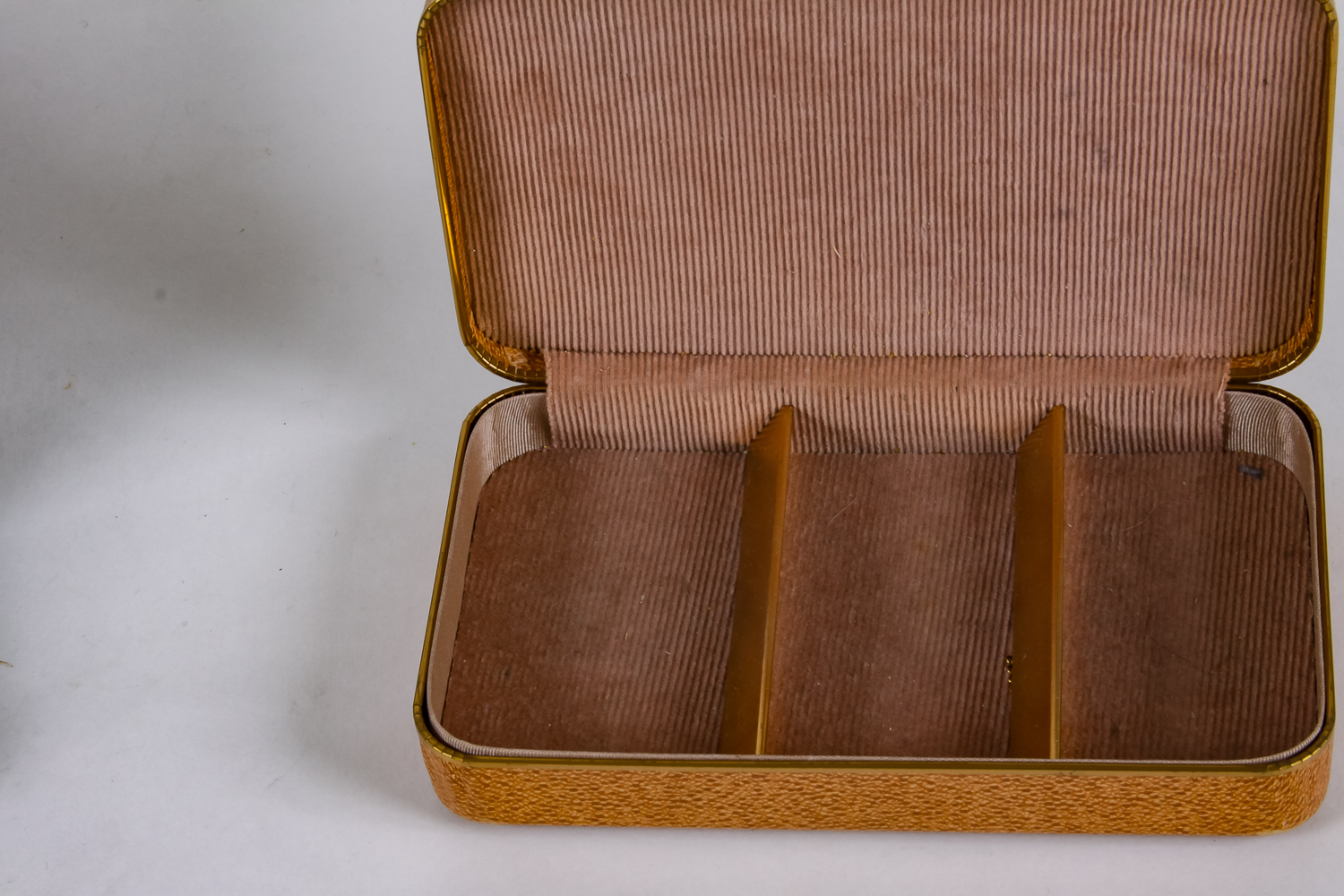 Vintage Jewelry Box and Travel Jewelry Case