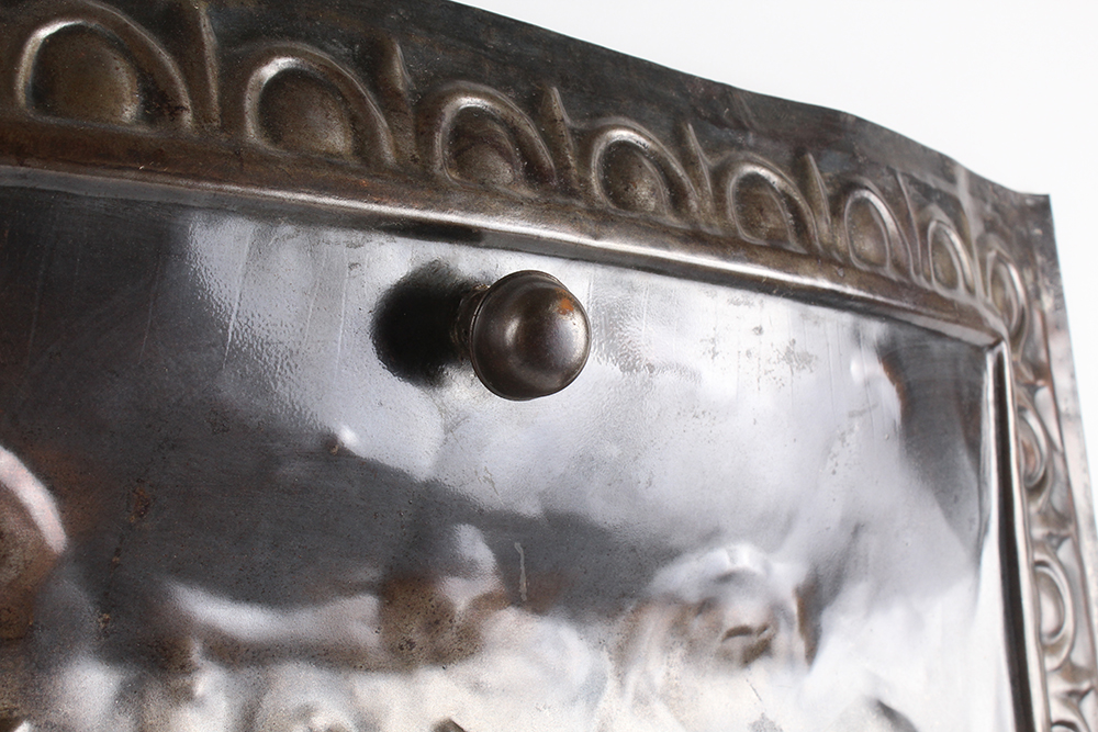 Vintage Cast Iron Fire Screen with Deer Motif