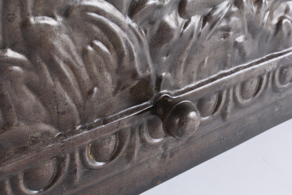 Vintage Cast Iron Fire Screen with Deer Motif