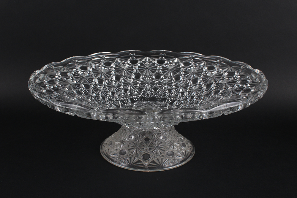 Pressed Glass and Crystal Servingware