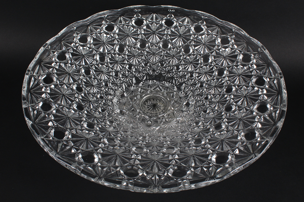 Pressed Glass and Crystal Servingware