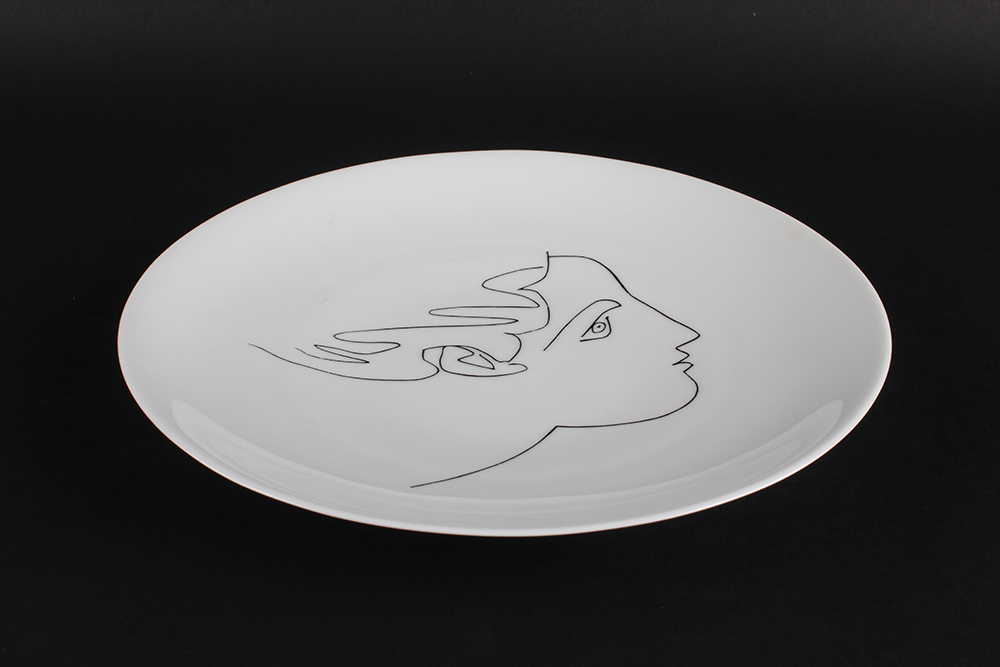 Limoges France Porcelain "Visage de Femme" Picasso Plate
