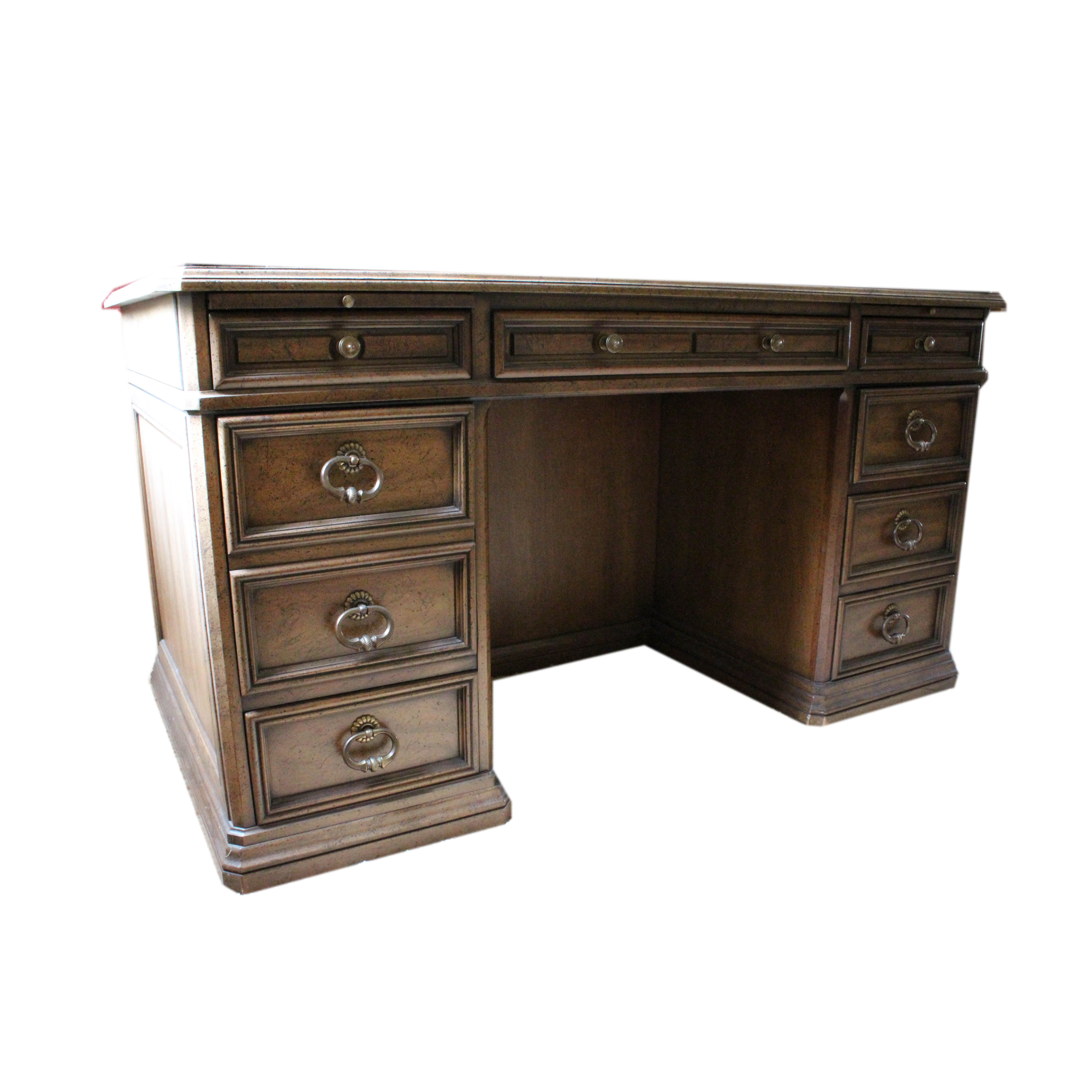 Vintage Sligh Furniture Wooden Desk