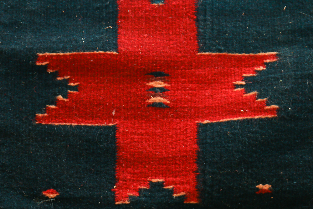 Southwestern Native American Style Wool Kilim Rug