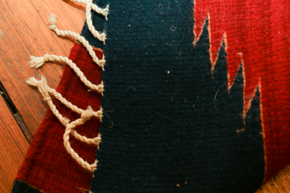 Southwestern Native American Style Wool Kilim Rug