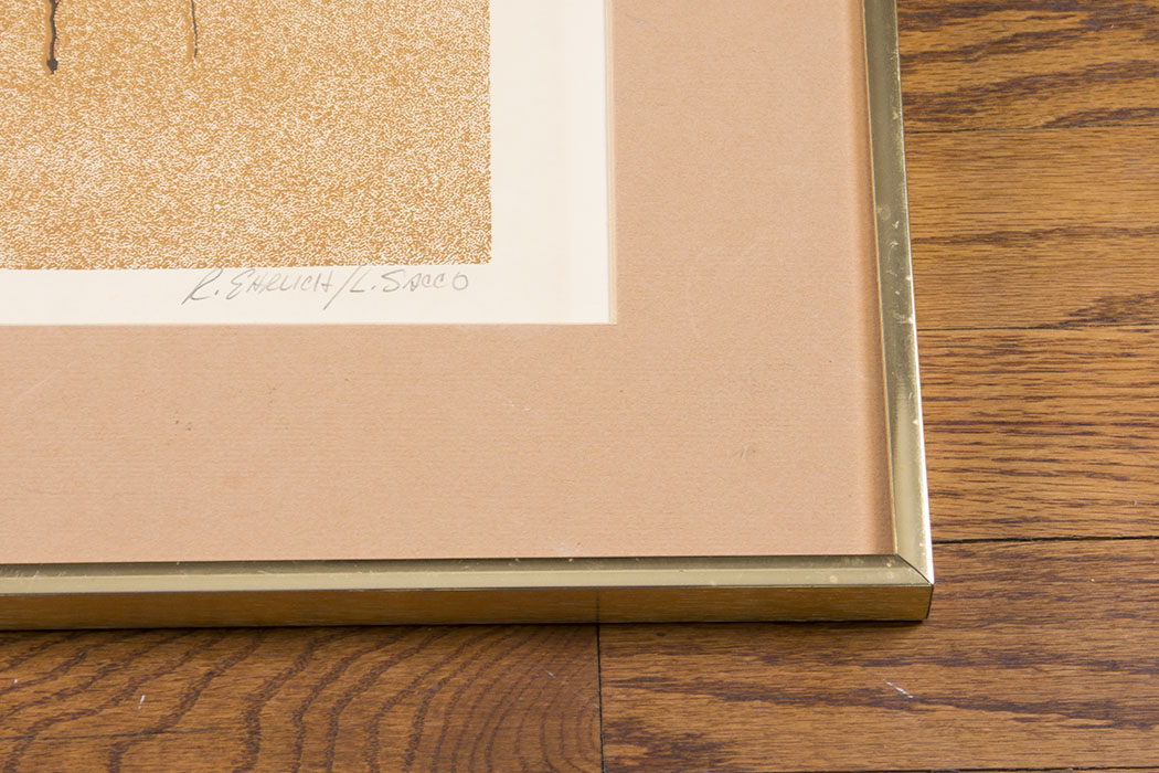 Serigraph Print by Robert Ehrlich and Luca Sacco