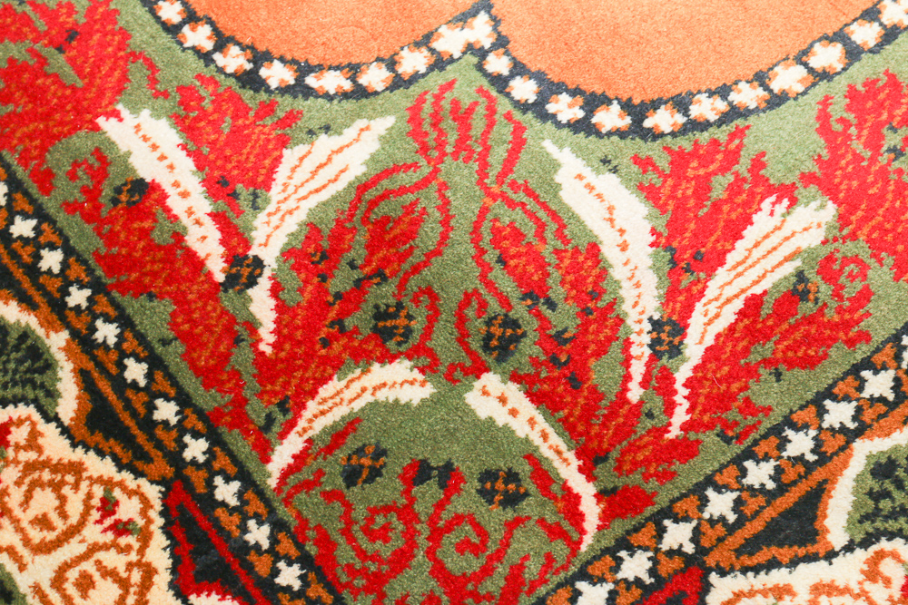 Unique Power Loomed Islamic Prayer-Style Area Rug