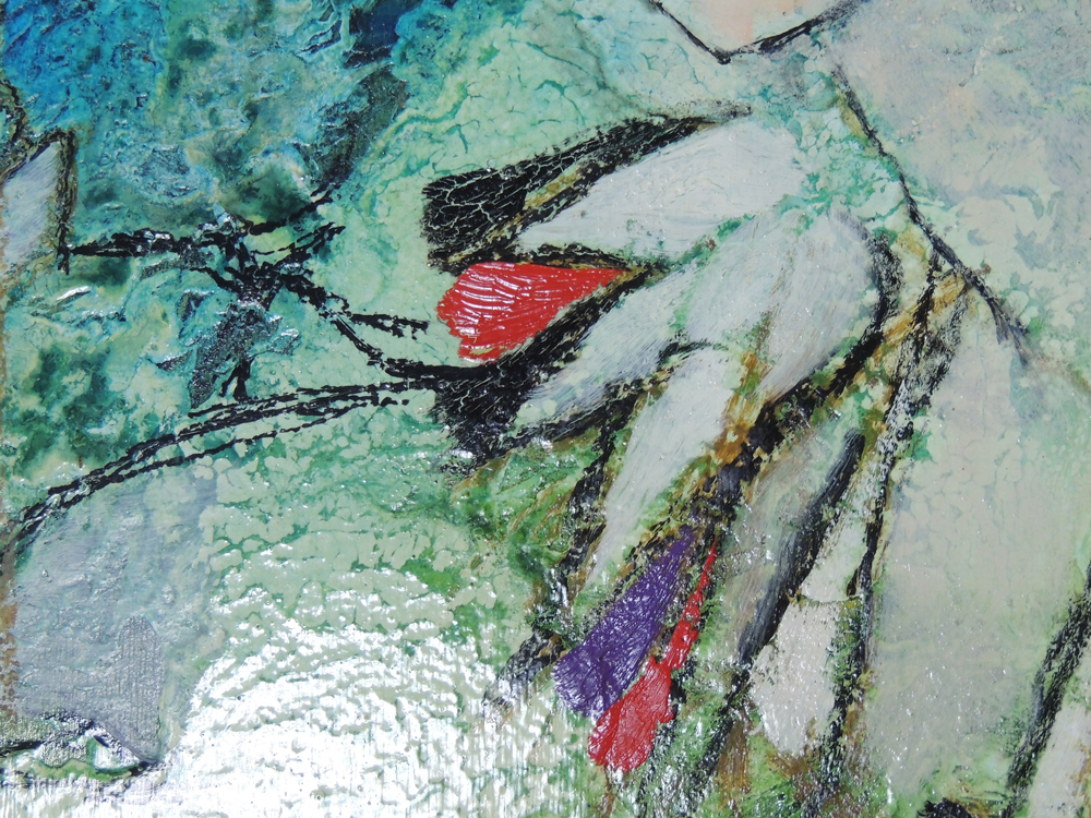 Signed Lazzaro Donati Oil Painting Titled "La Dama Dalla Colonna"