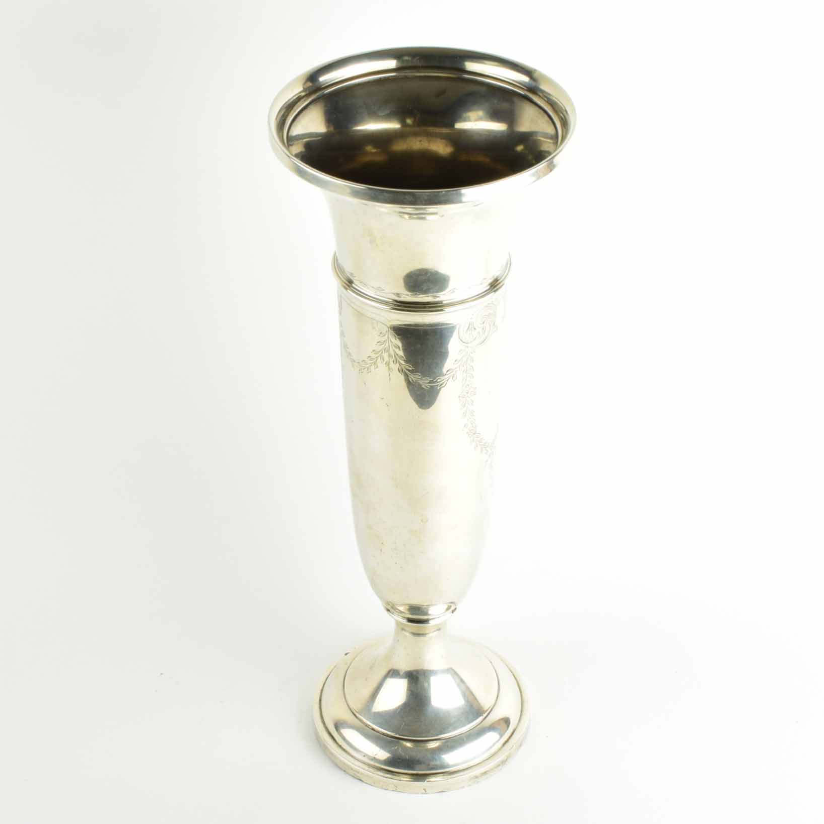 Vintage Weighted Sterling Silver Urn