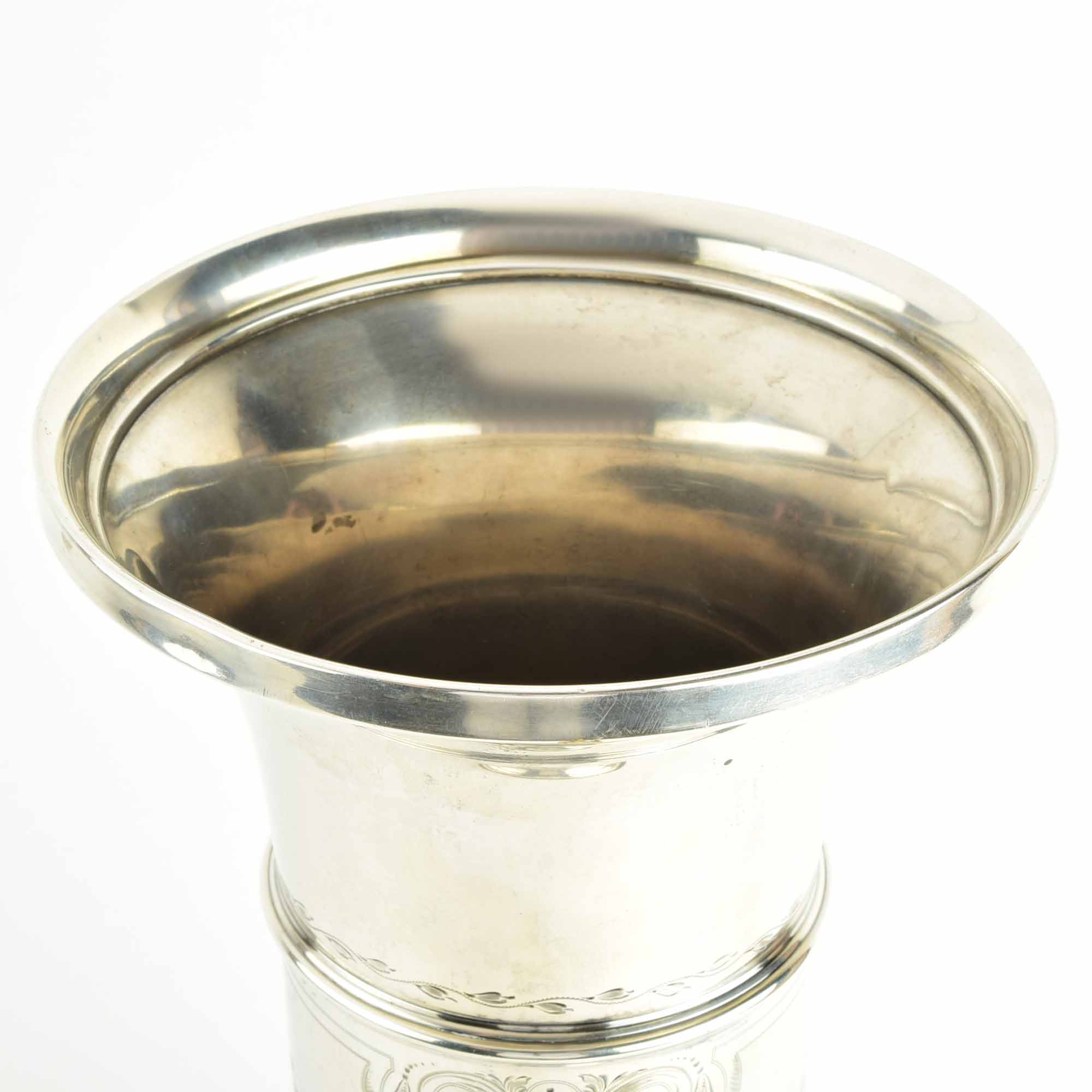 Vintage Weighted Sterling Silver Urn