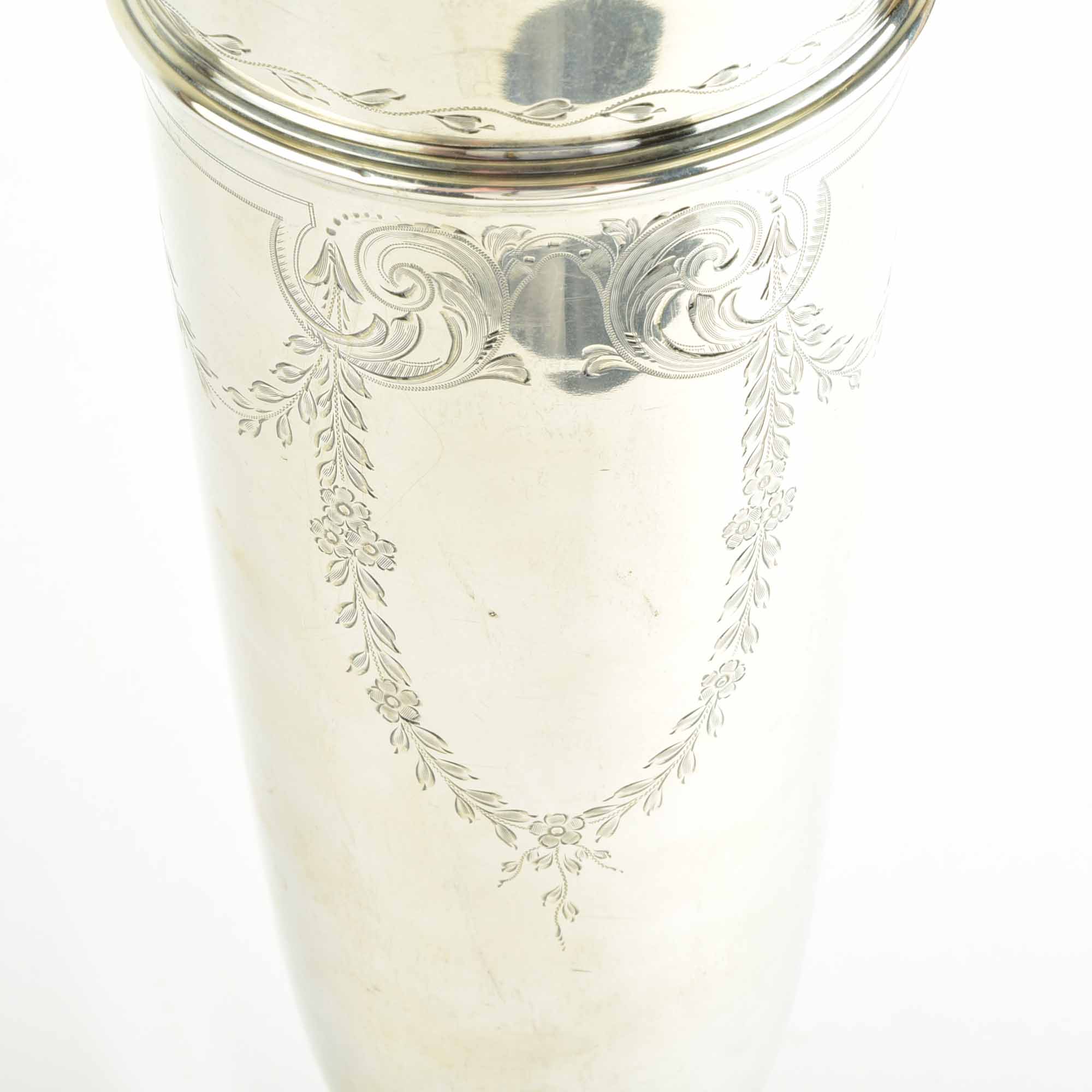 Vintage Weighted Sterling Silver Urn