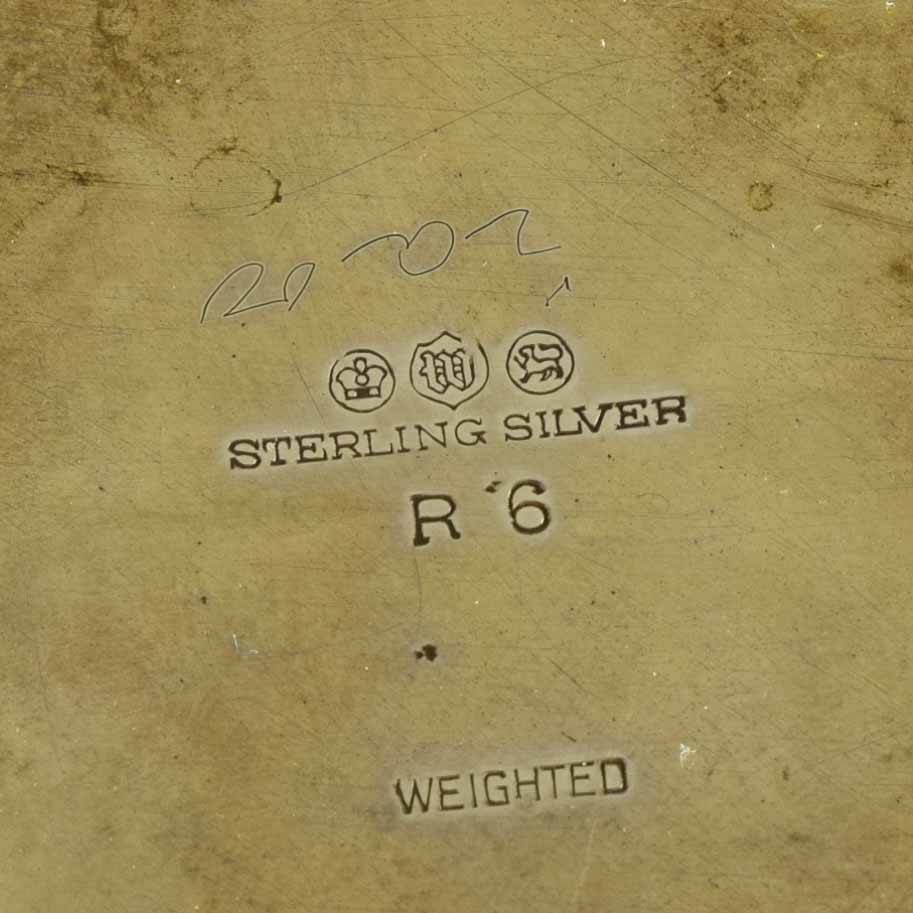 Vintage Weighted Sterling Silver Urn