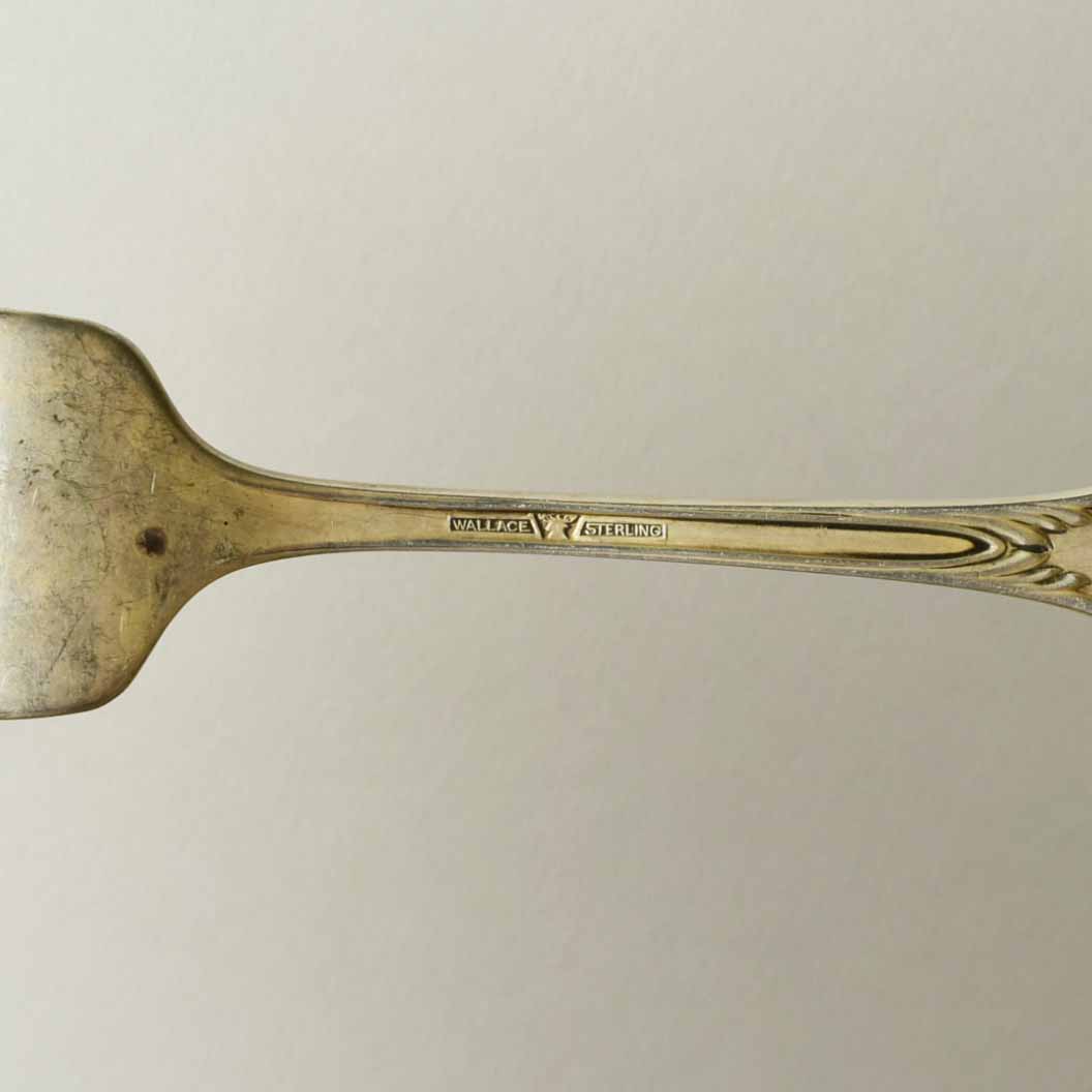 Set of Four Sterling Silver Place Settings in the Rose Point Pattern