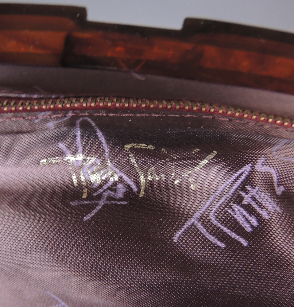 Pair of Vintage Leather Clutches by Ruth E. Saltz and Anne Klein