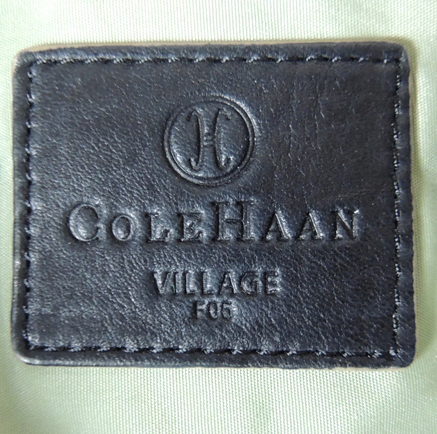 Cole Haan Black Leather Baguette Purse