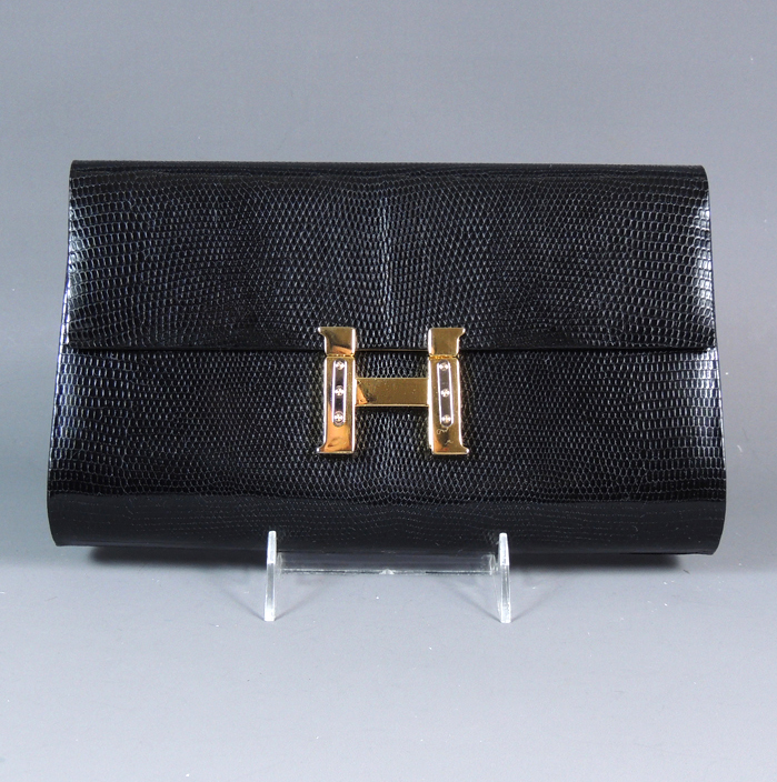 Finesse La Model Lizard Skin Clutch