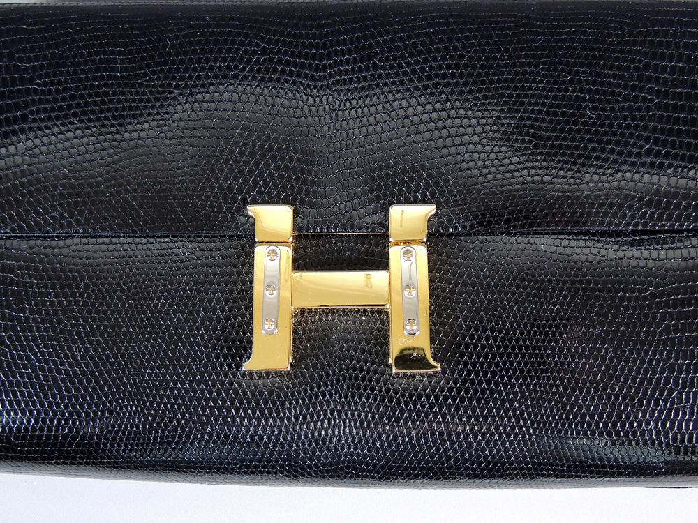 Finesse La Model Lizard Skin Clutch