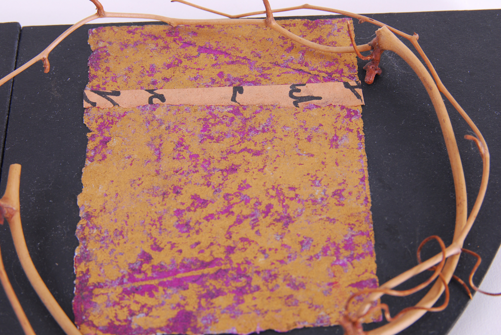 Pair of Janet Wheeler Mixed Media Collages