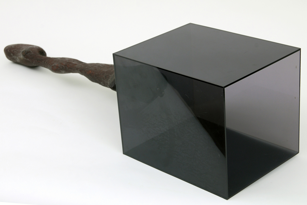 Driftwood Sculpture on Pedestal