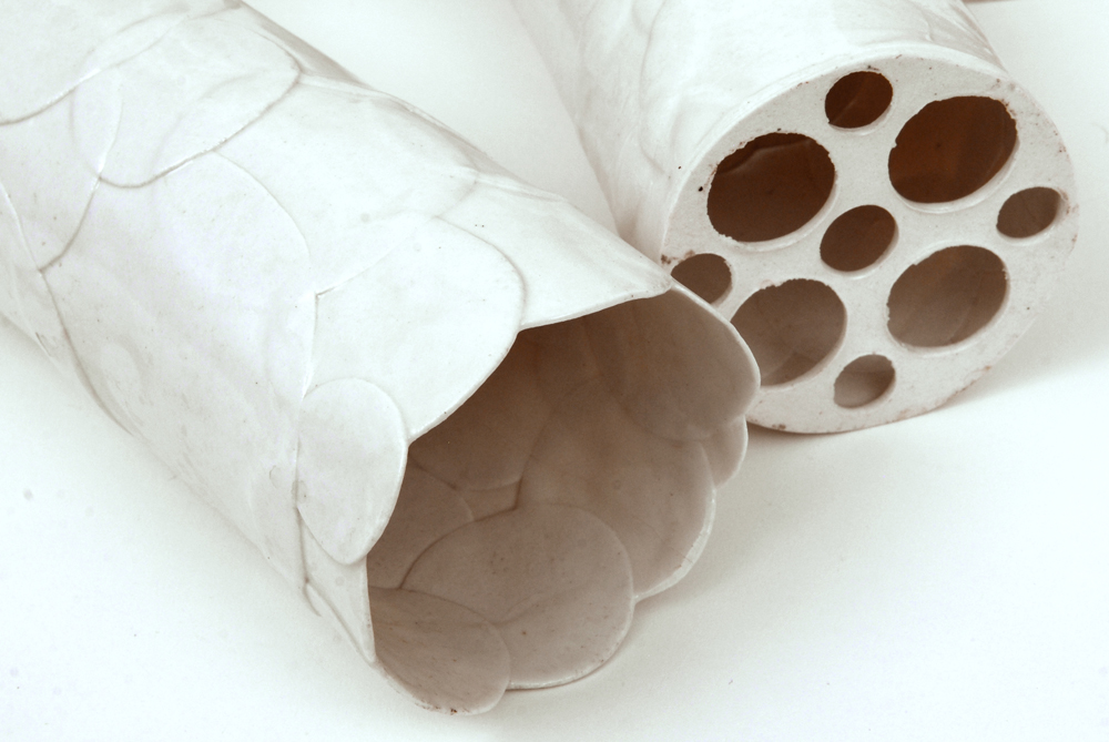 Group of Porcelain Light Shades by Rima Schulkind