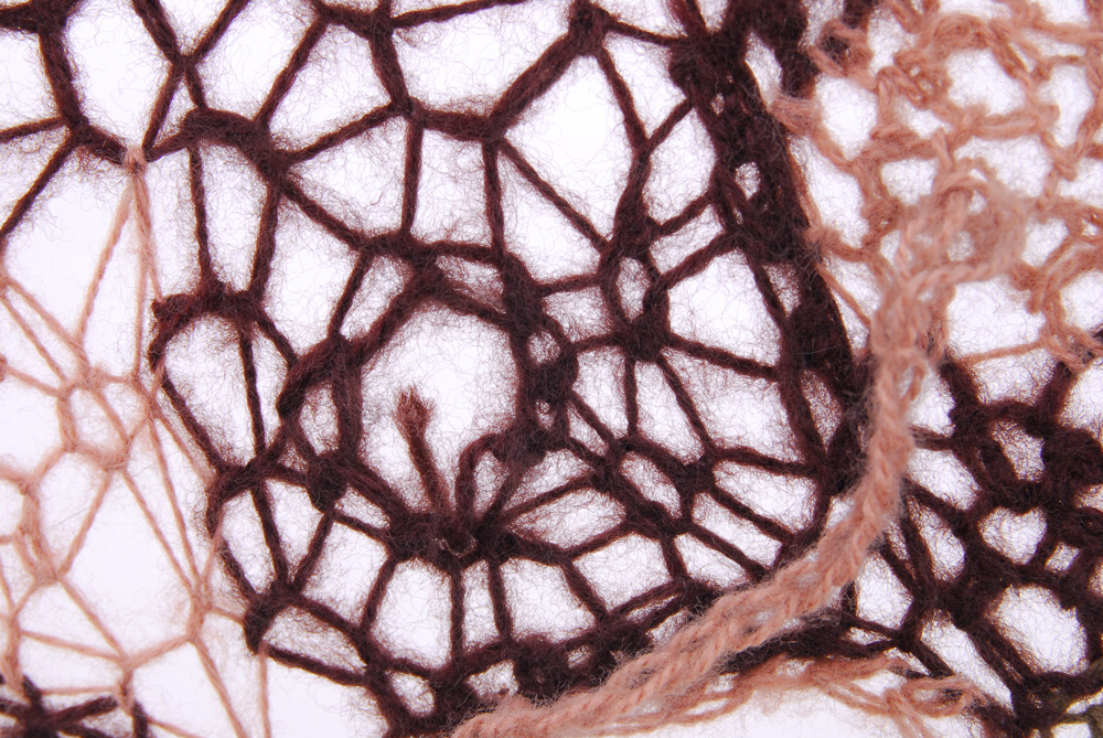 Handwoven Circular Fiber Artwork