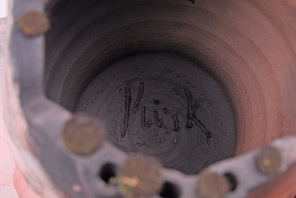 Jeff Kirk "Baby Teeth" Pit Fired Lidded Vessel