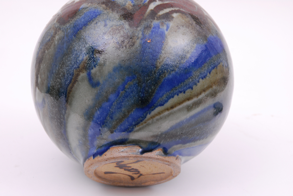 Signed Hand Thrown Art Pottery Vase
