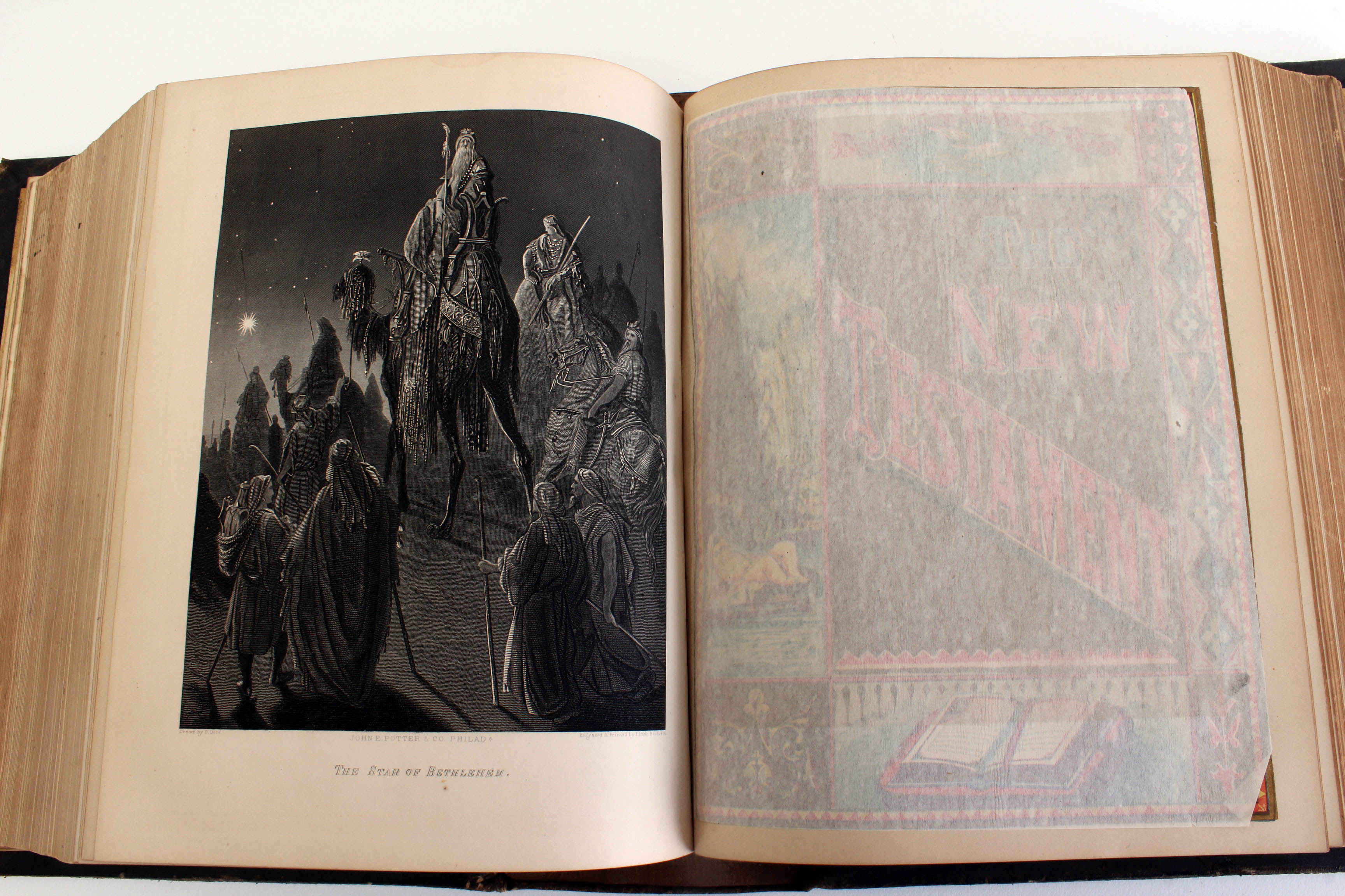 19th Century Antique Bible Published by John Potter and Company