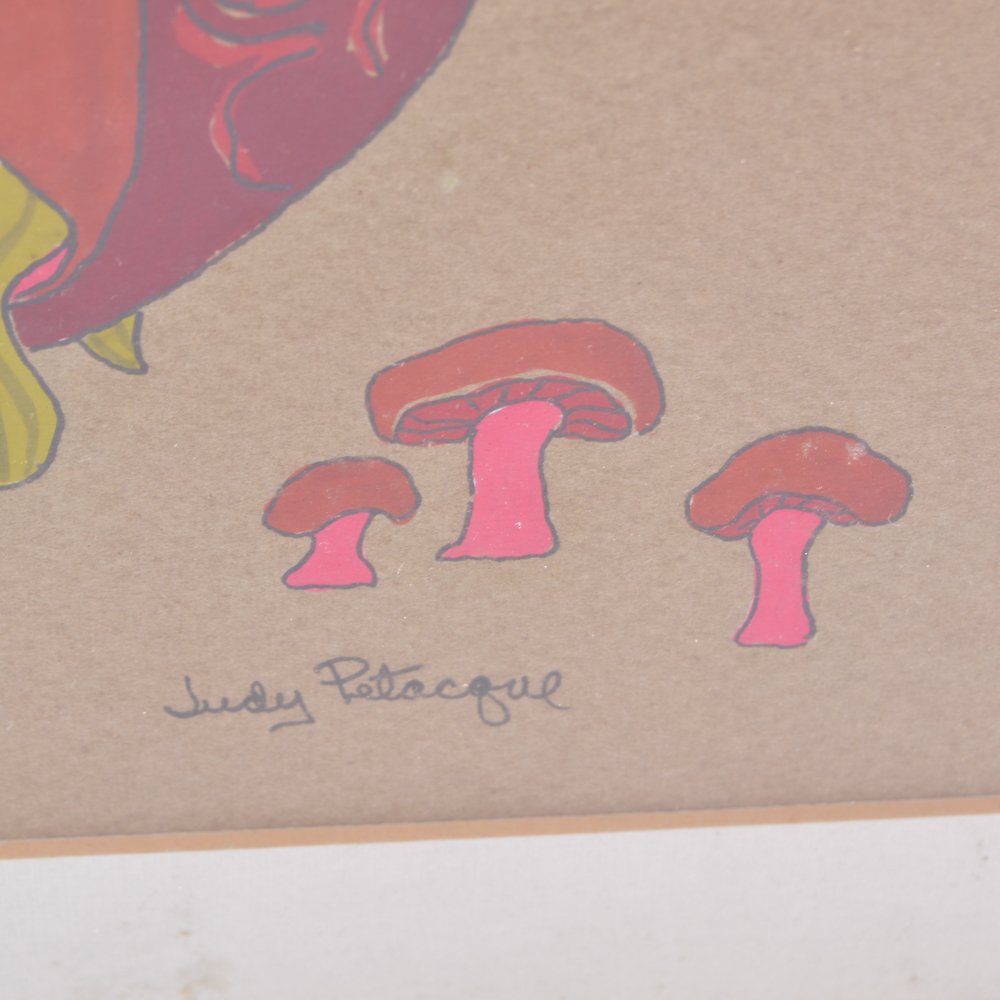 Original Judy Petacque Painting of Turtle Family