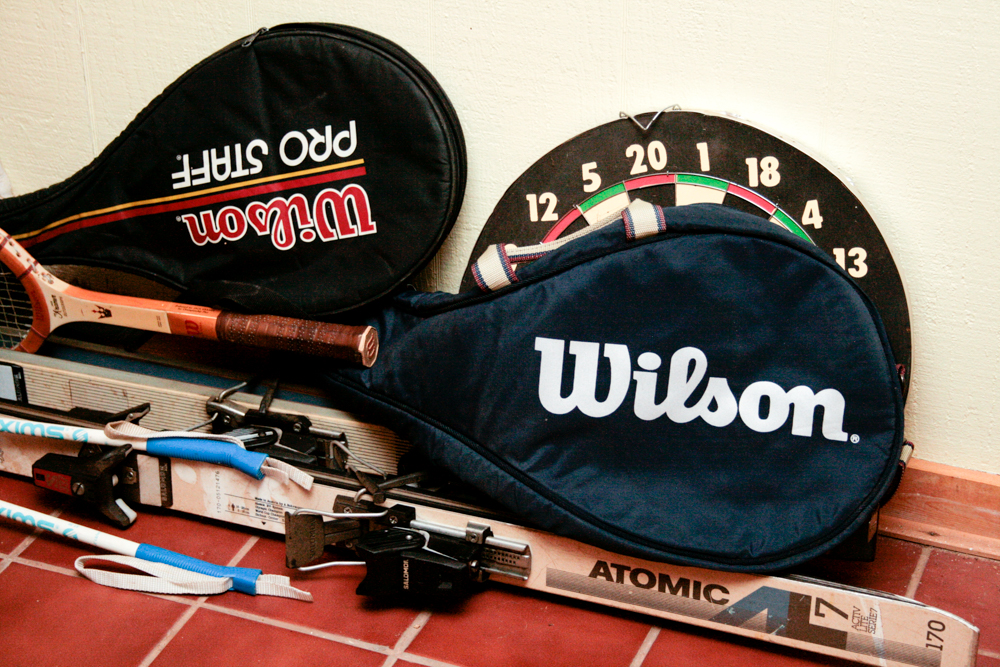 Collection of Vintage Sporting Goods