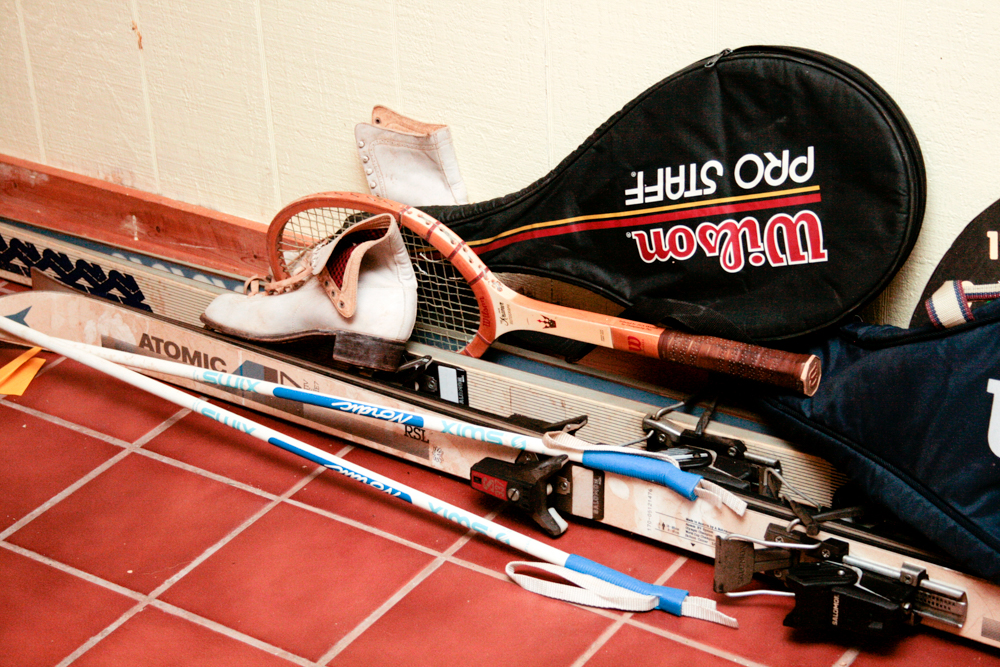 Collection of Vintage Sporting Goods