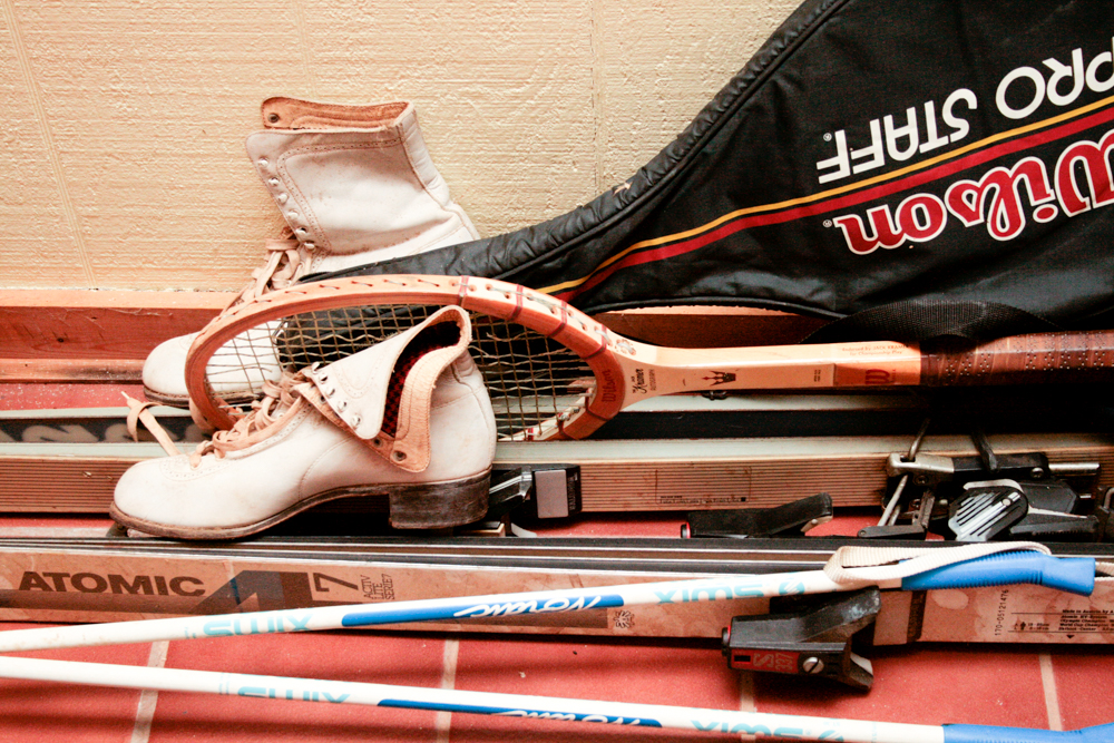 Collection of Vintage Sporting Goods