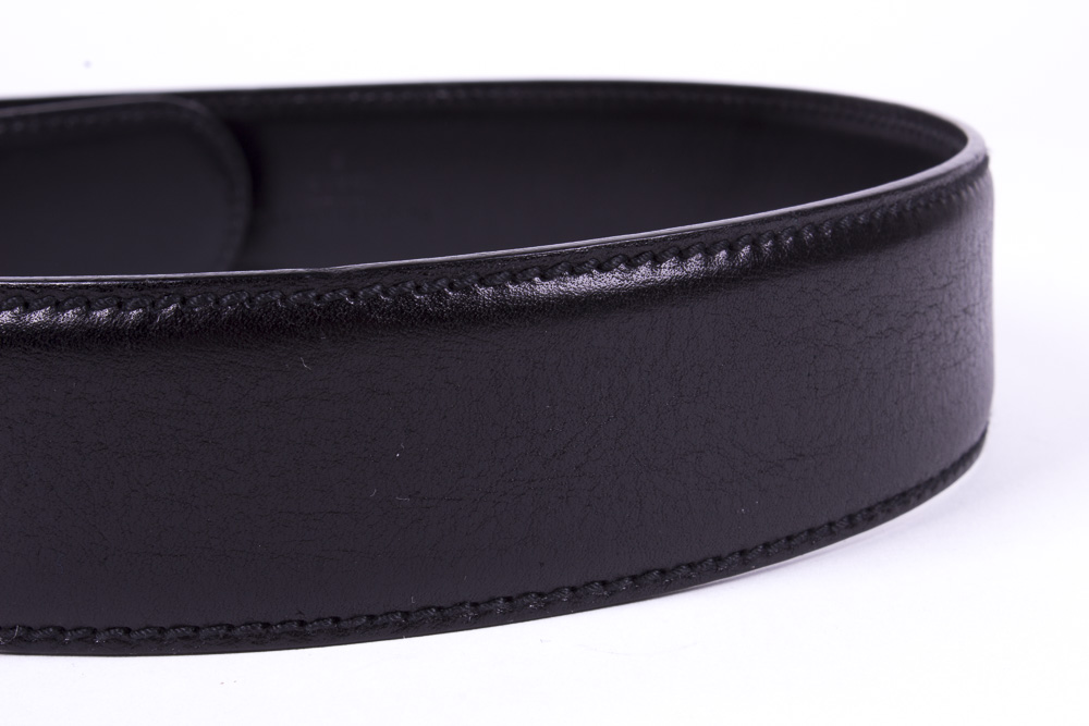 Men's Gucci Black Leather Belt
