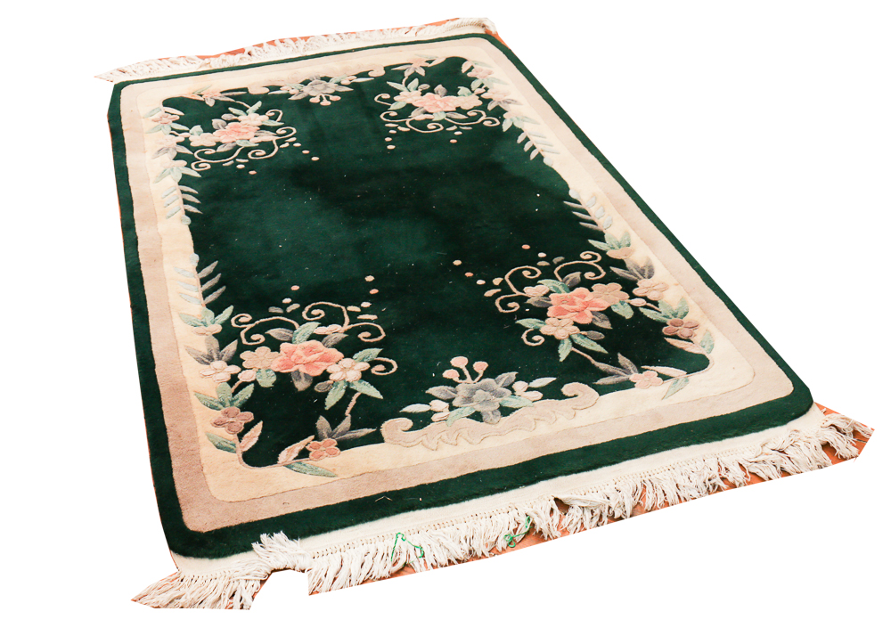 Chinese Art Deco Style Wool Rug