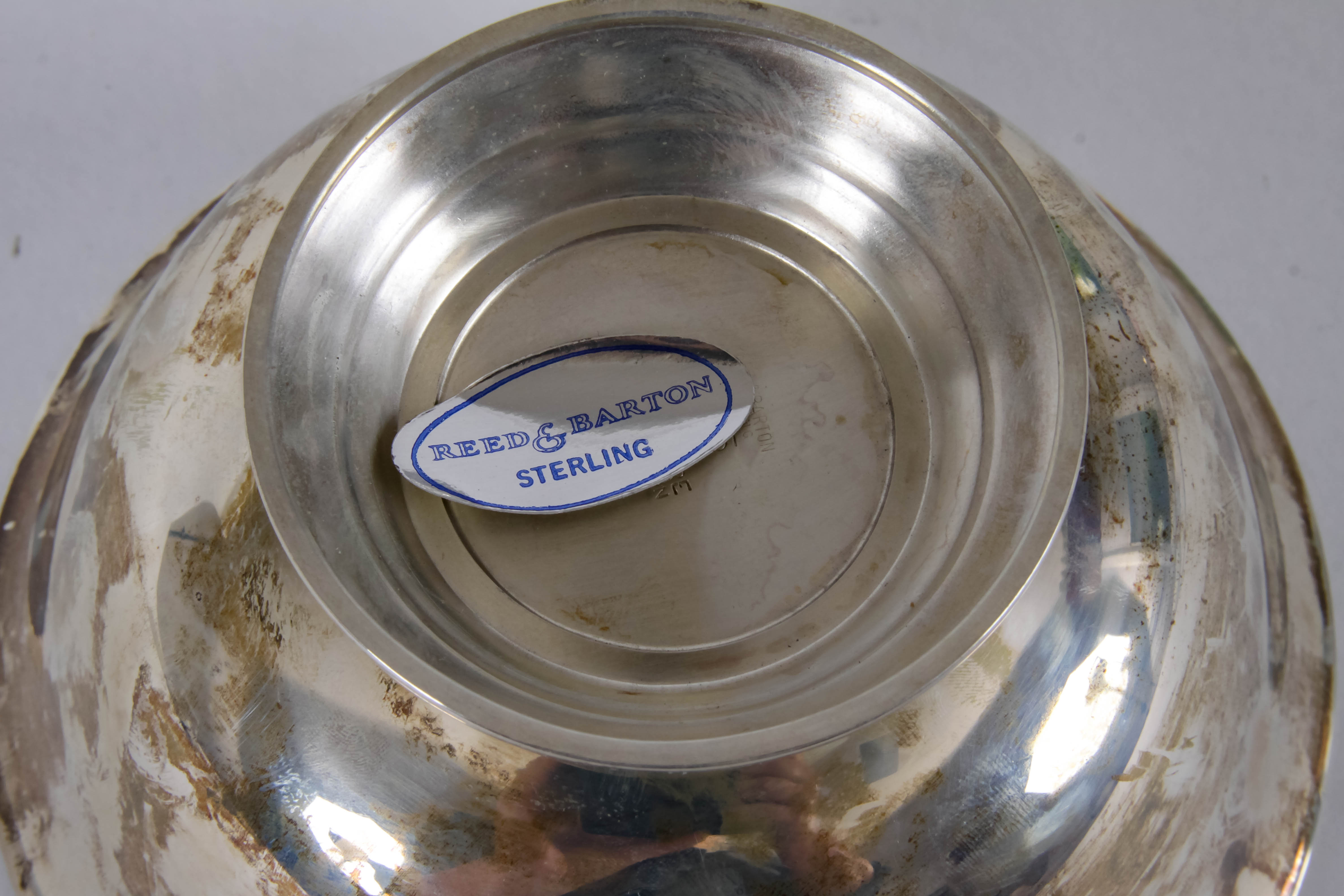Reed and Barton Sterling Silver Engraved Bowl