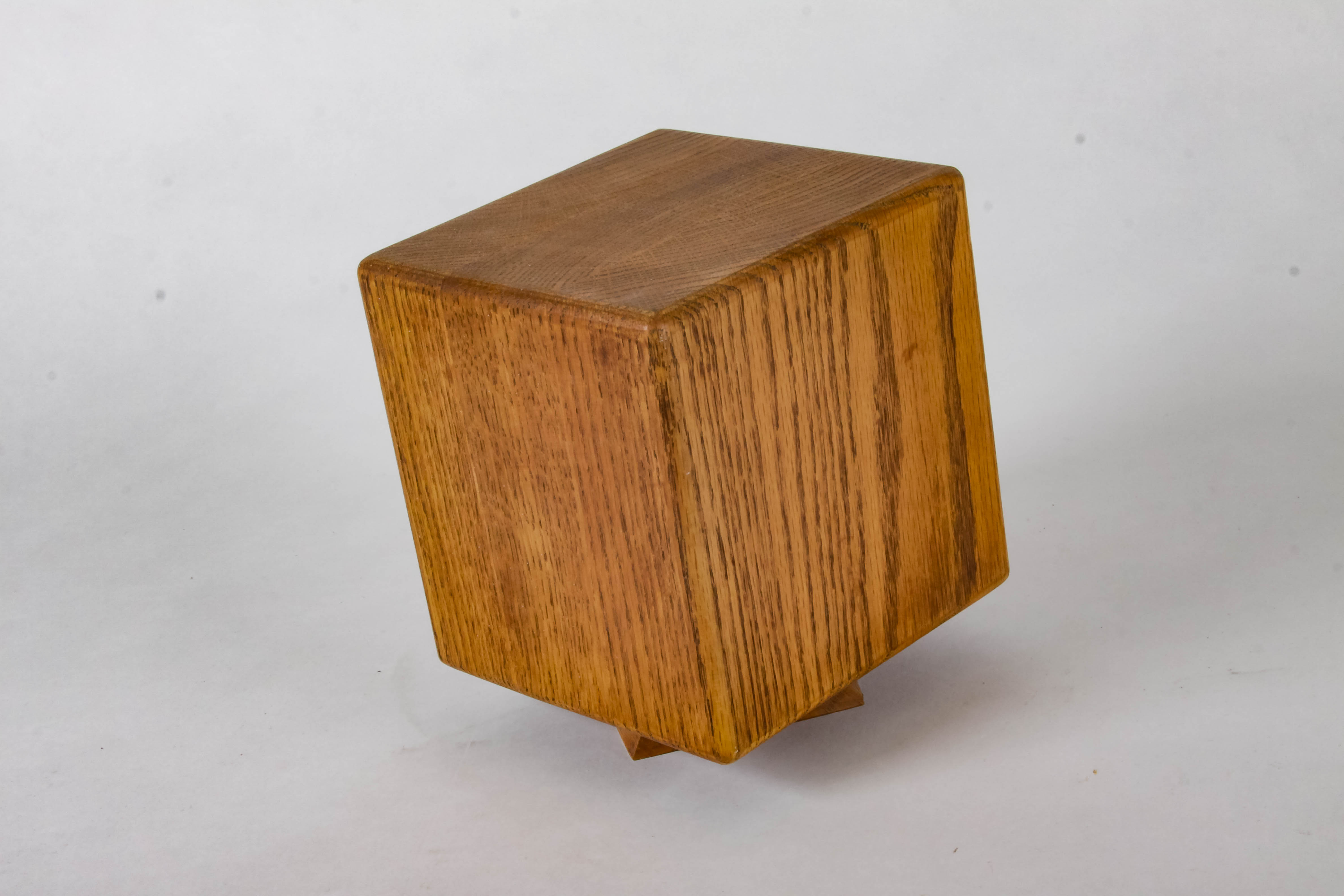 Mid-Century Modern-Style Wood Clock