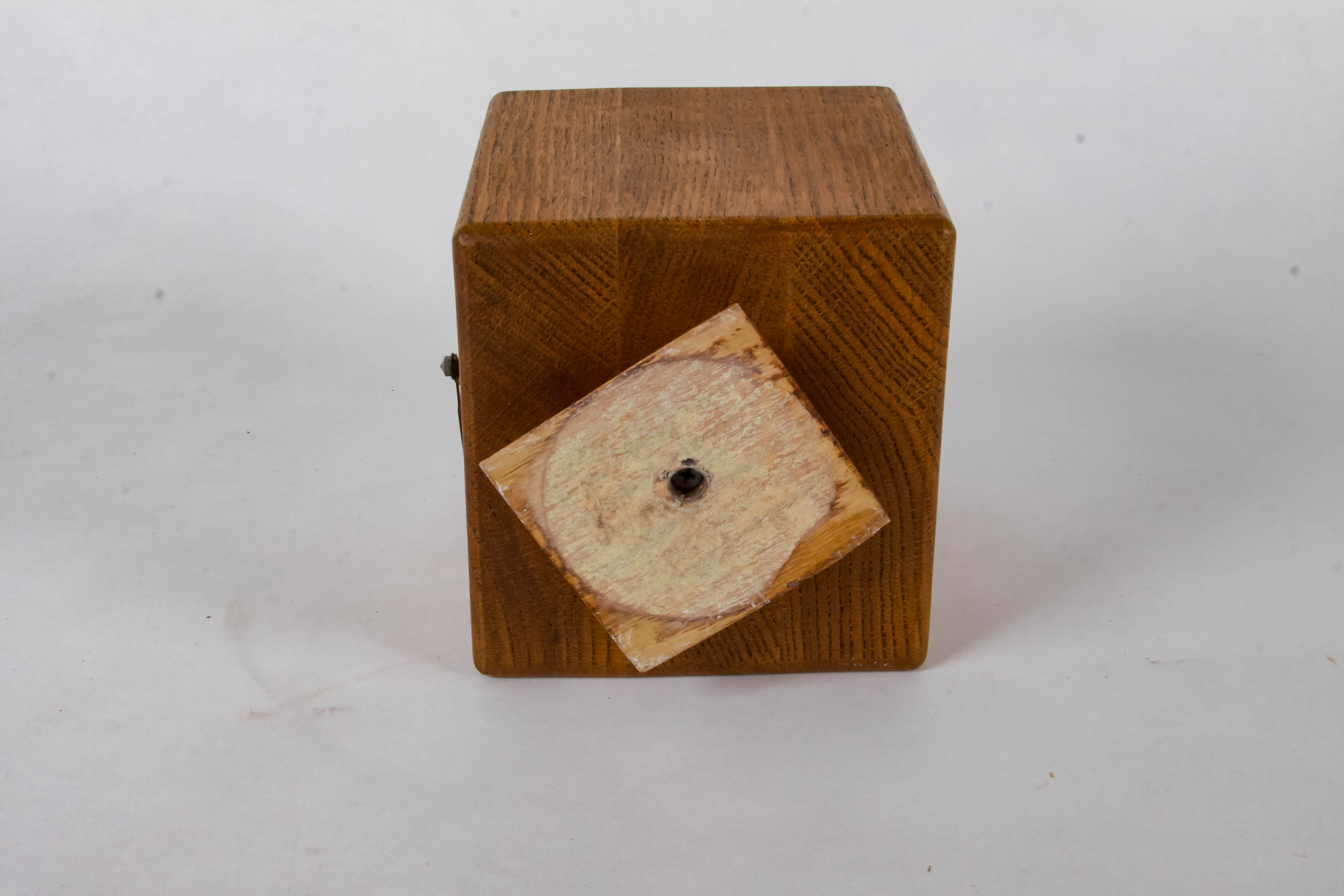 Mid-Century Modern-Style Wood Clock