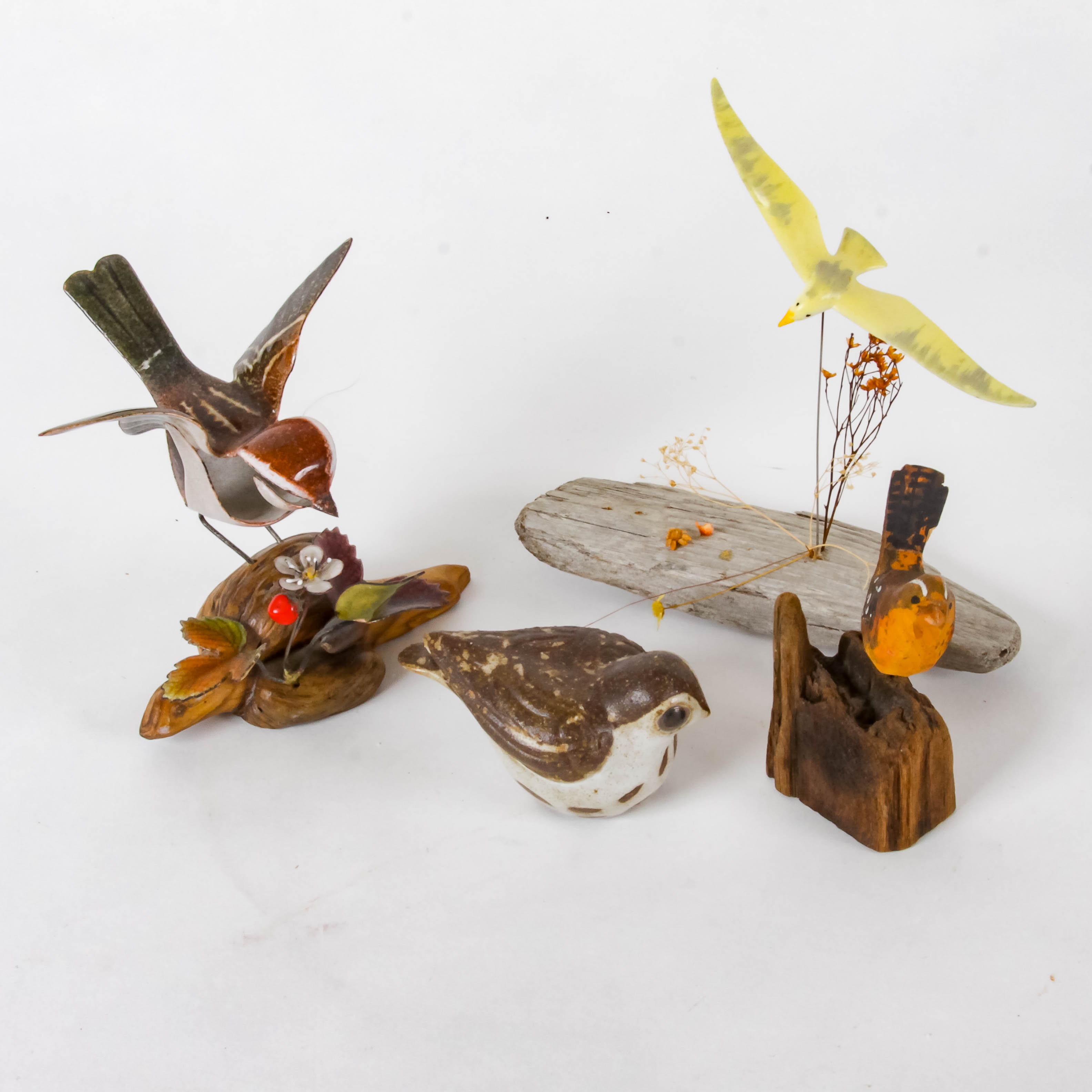 Collection of Bird Figurines