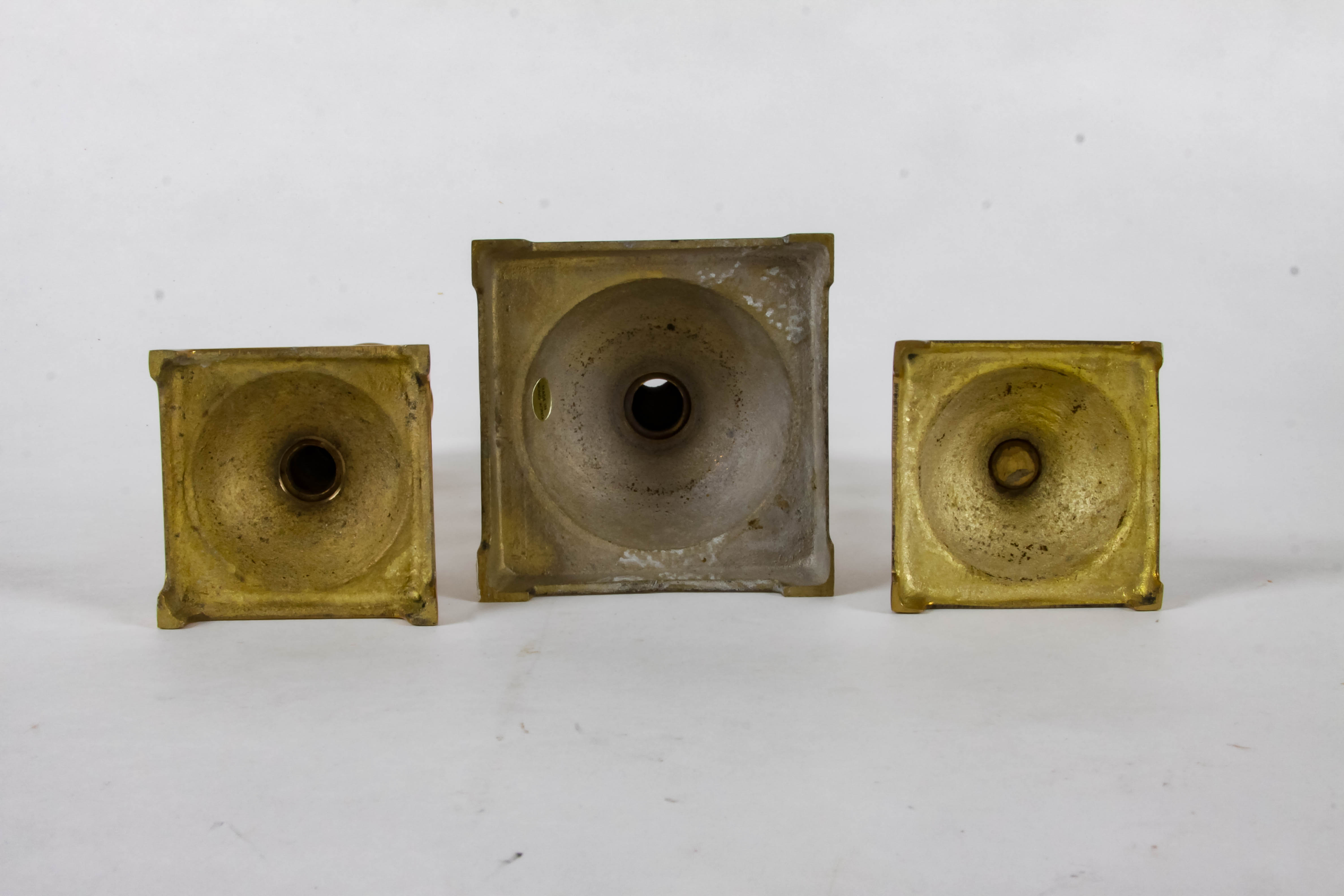 Brass Candlestick Trio