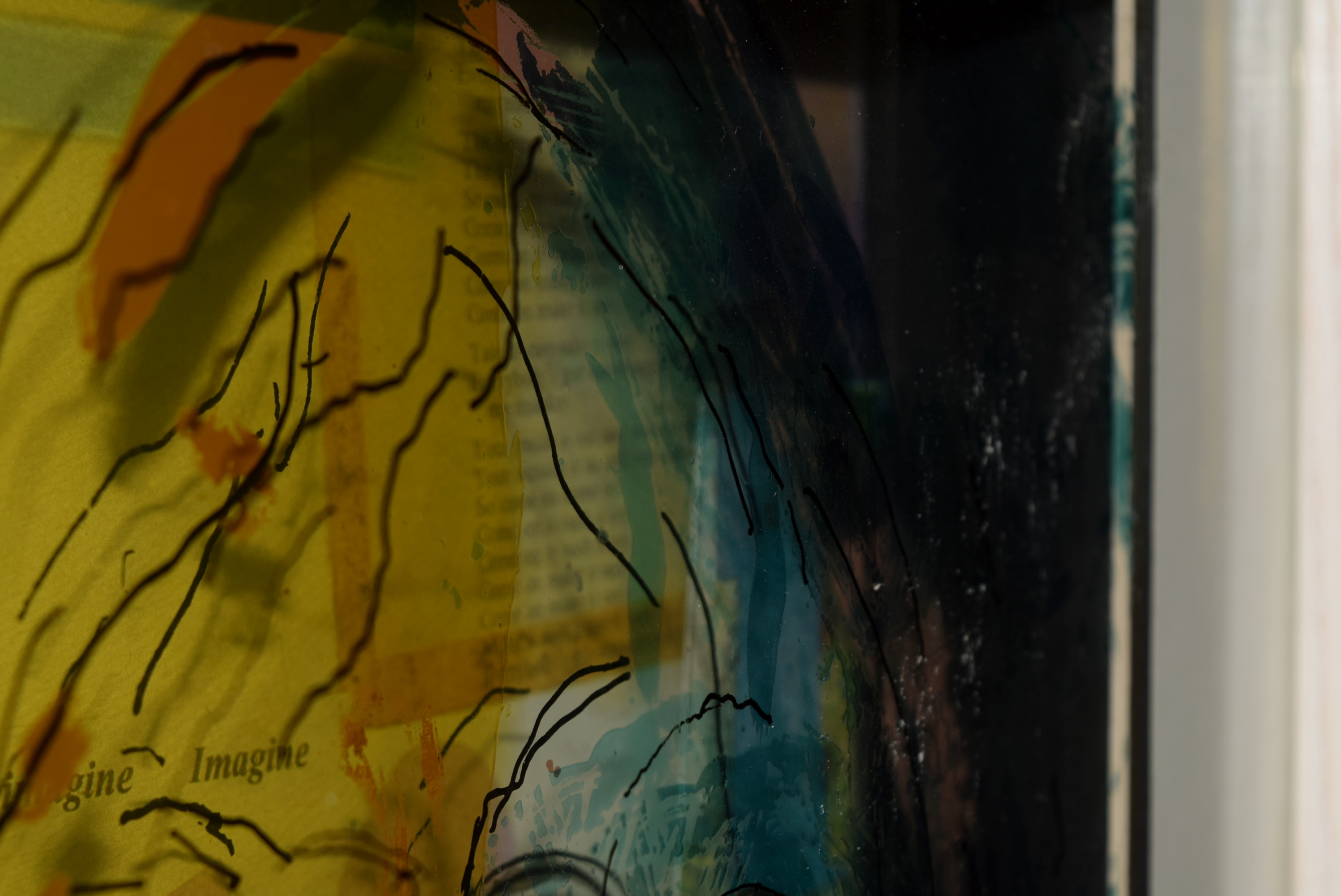 Jean Pierre Weill Signed Vitreograph 'John Lennon'